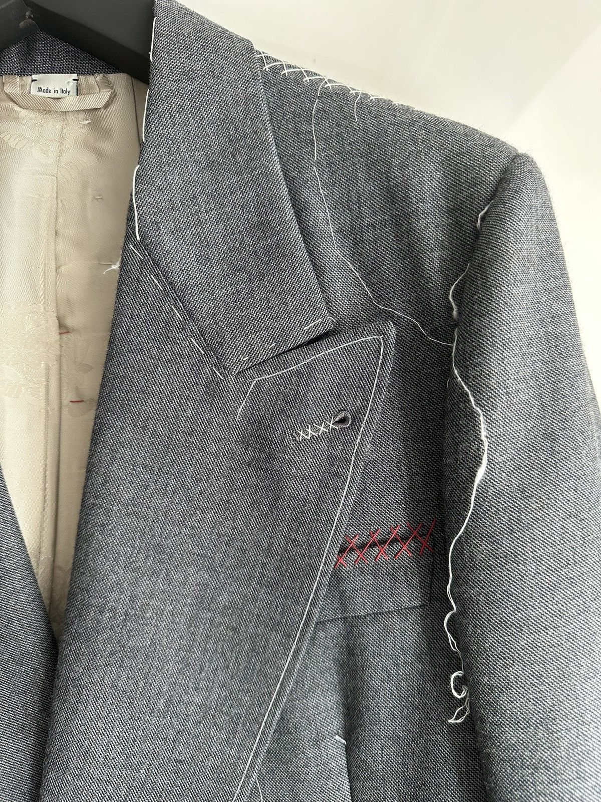 Gucci Alessandro Michele Runway Deconstructed Blazer Size 44R - 2 Thumbnail