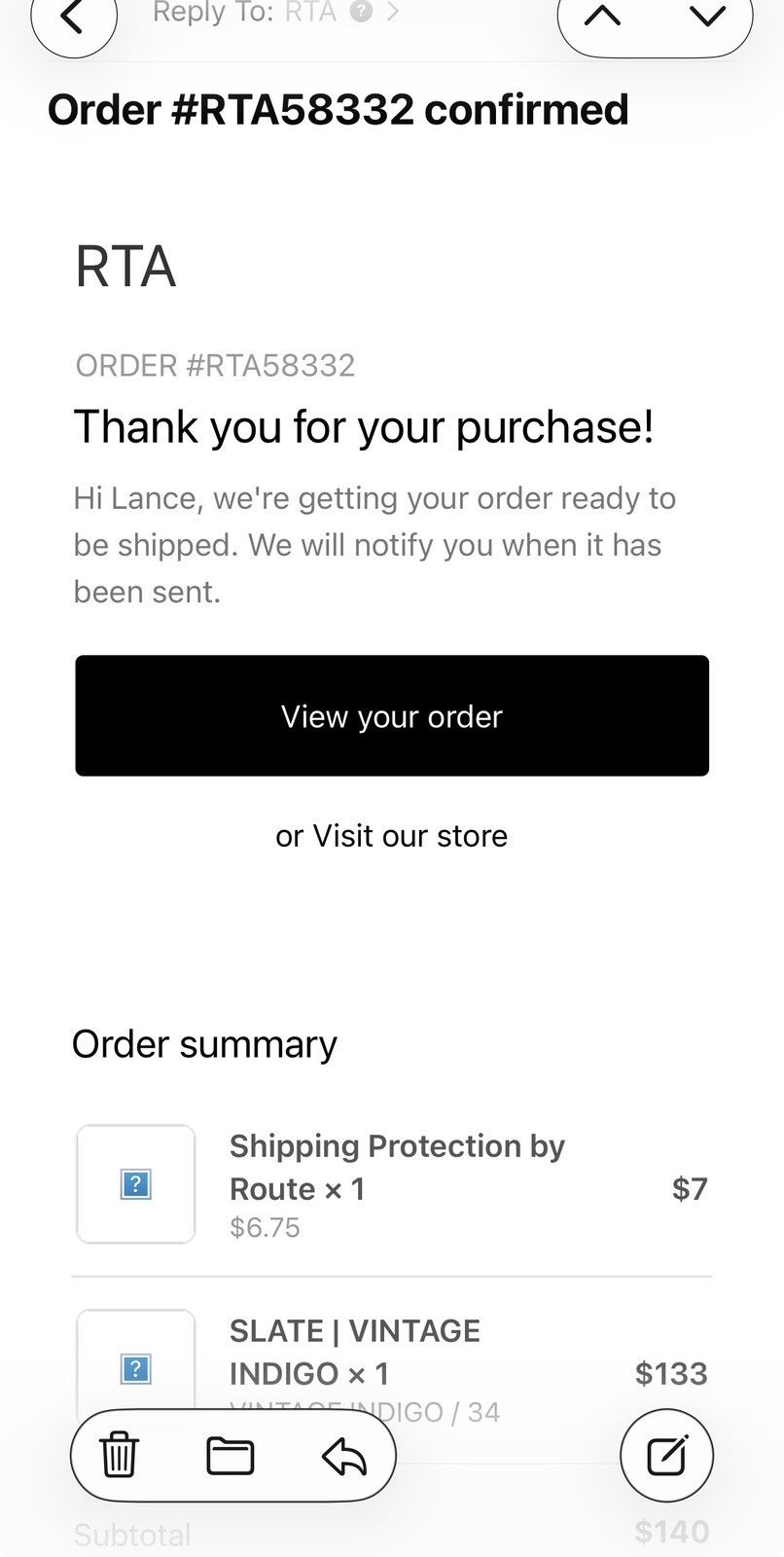 Rta RTA Slate Vintage Indigo Cargo Denim Size US 34 / EU 50 - 6 Thumbnail