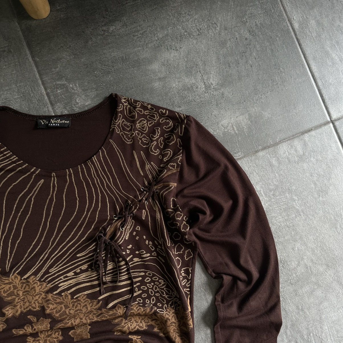 Japanese Brand × Vintage Vintage Japanese Style Long-sleeve T-shirts Vie Necturne Y2K Size M / US 6-8 / IT 42-44 - 5 Thumbnail