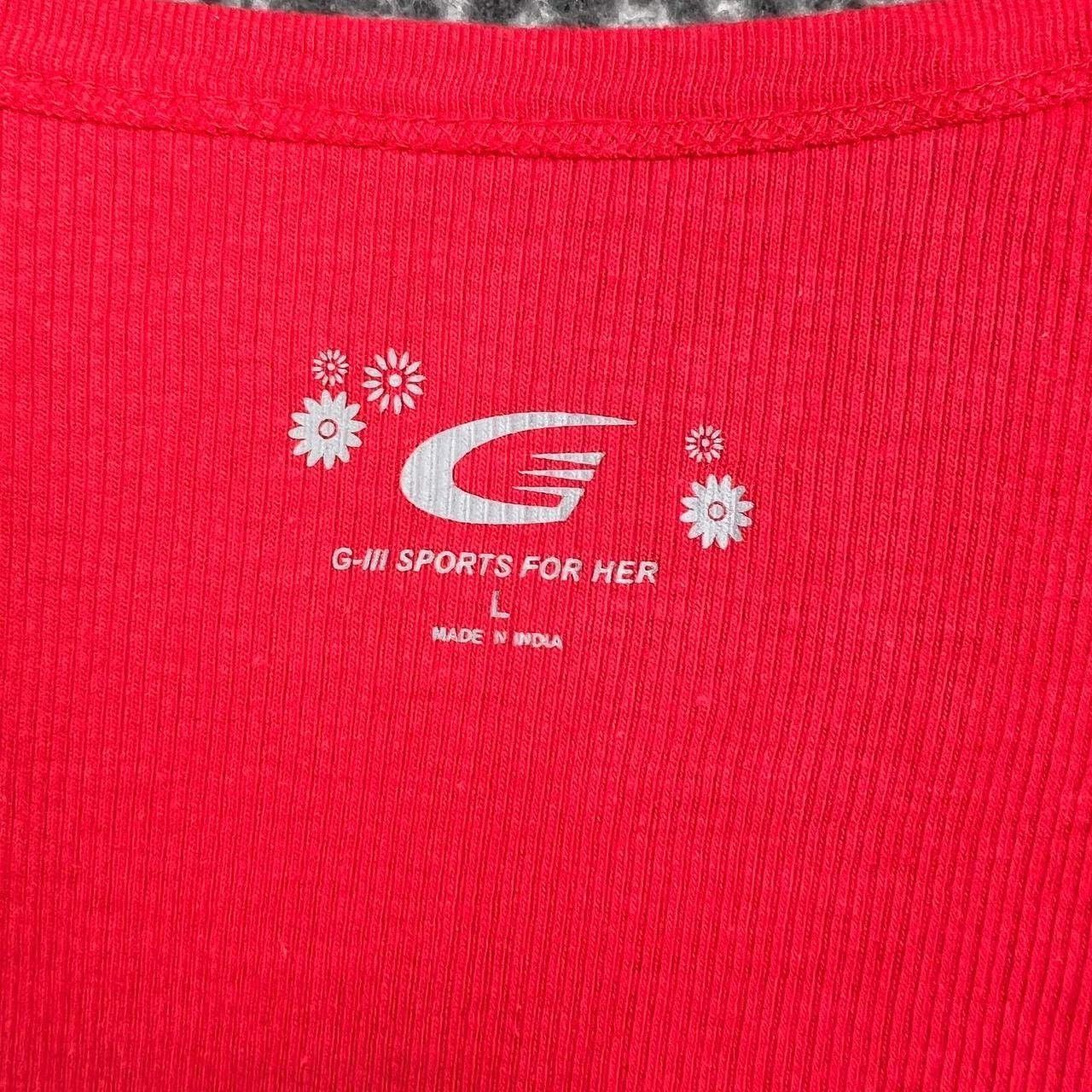 G-III Los Angeles LA Angels Shirt Women L Red Top Scoop Neck New Size L / US 10 / IT 46 - 6 Thumbnail