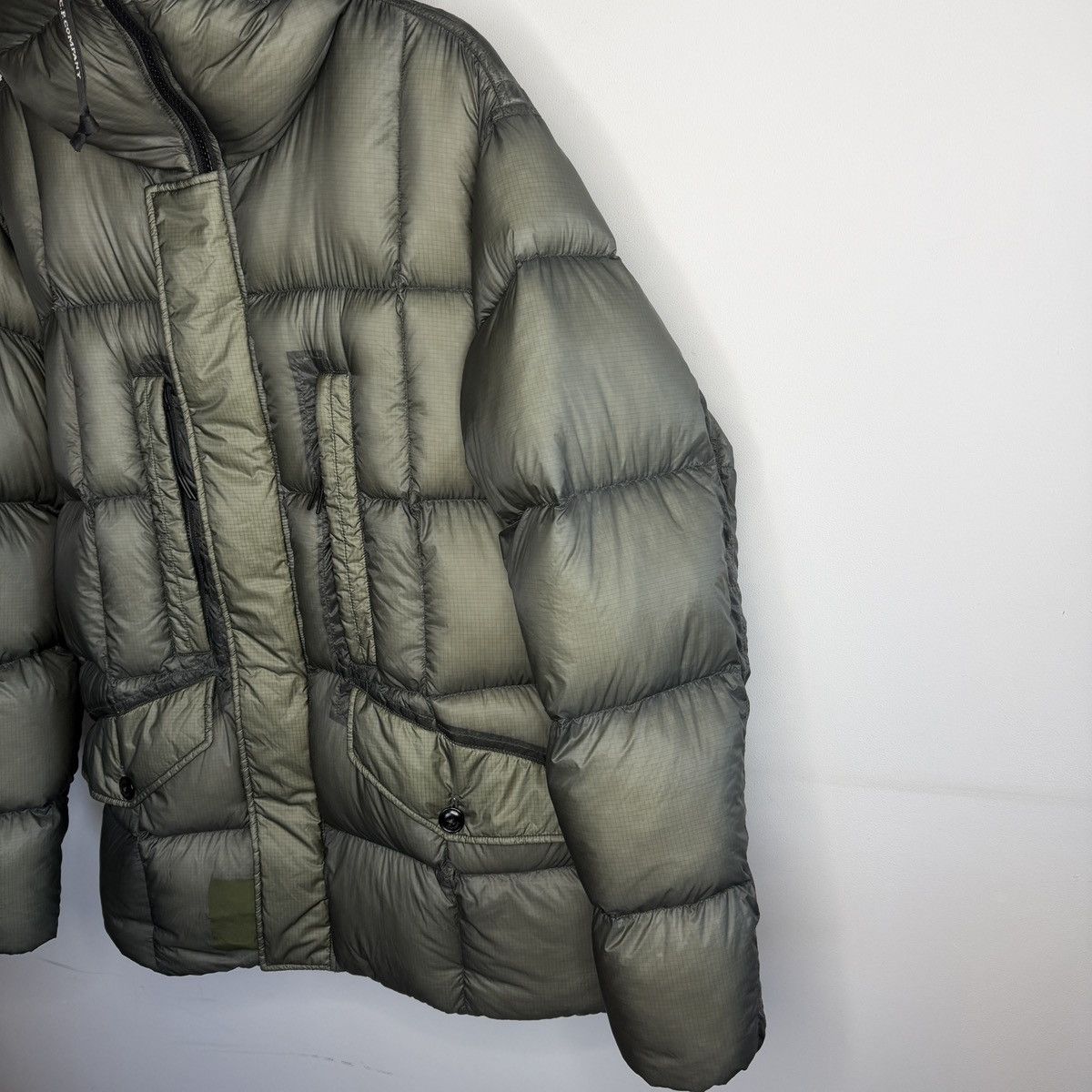 C.P. Company Cp Company DD Shell Down Puffer Google Jacket Khaki Green Size US M / EU 48-50 / 2 - 2 Thumbnail