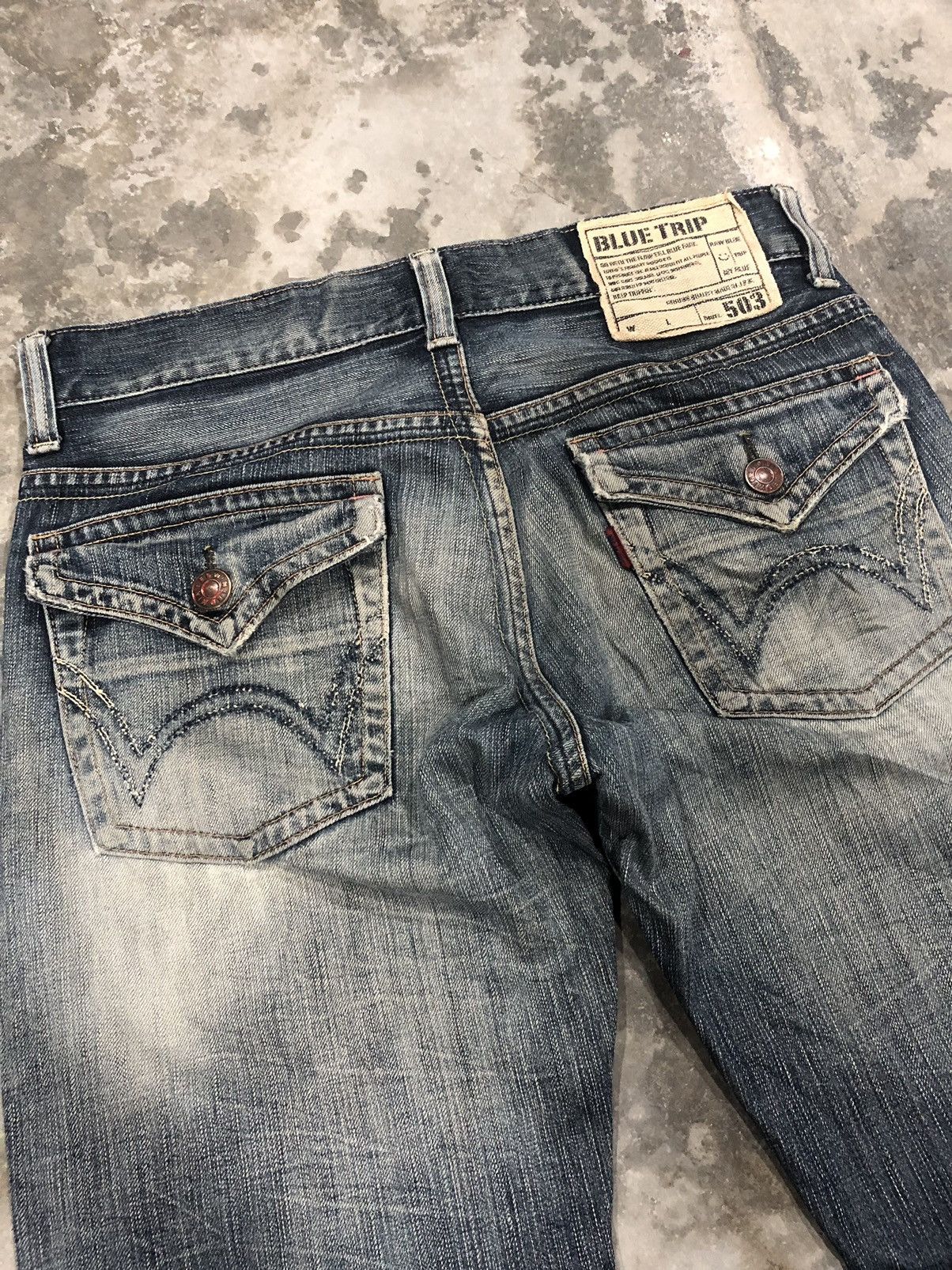 Edition Japan × Edwin Edwin Blue Trip 503 Rare Jeans Size US 33 - 8 Thumbnail