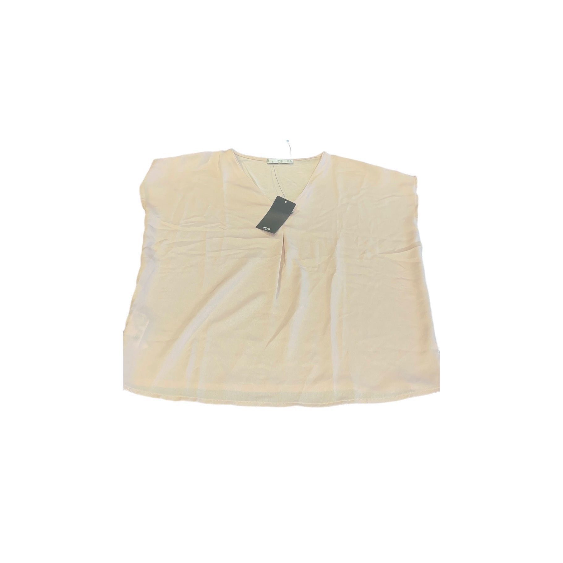 Mango MNG Mango classic Satin Pink top Size S / US 4 / IT 40 - 6 Thumbnail