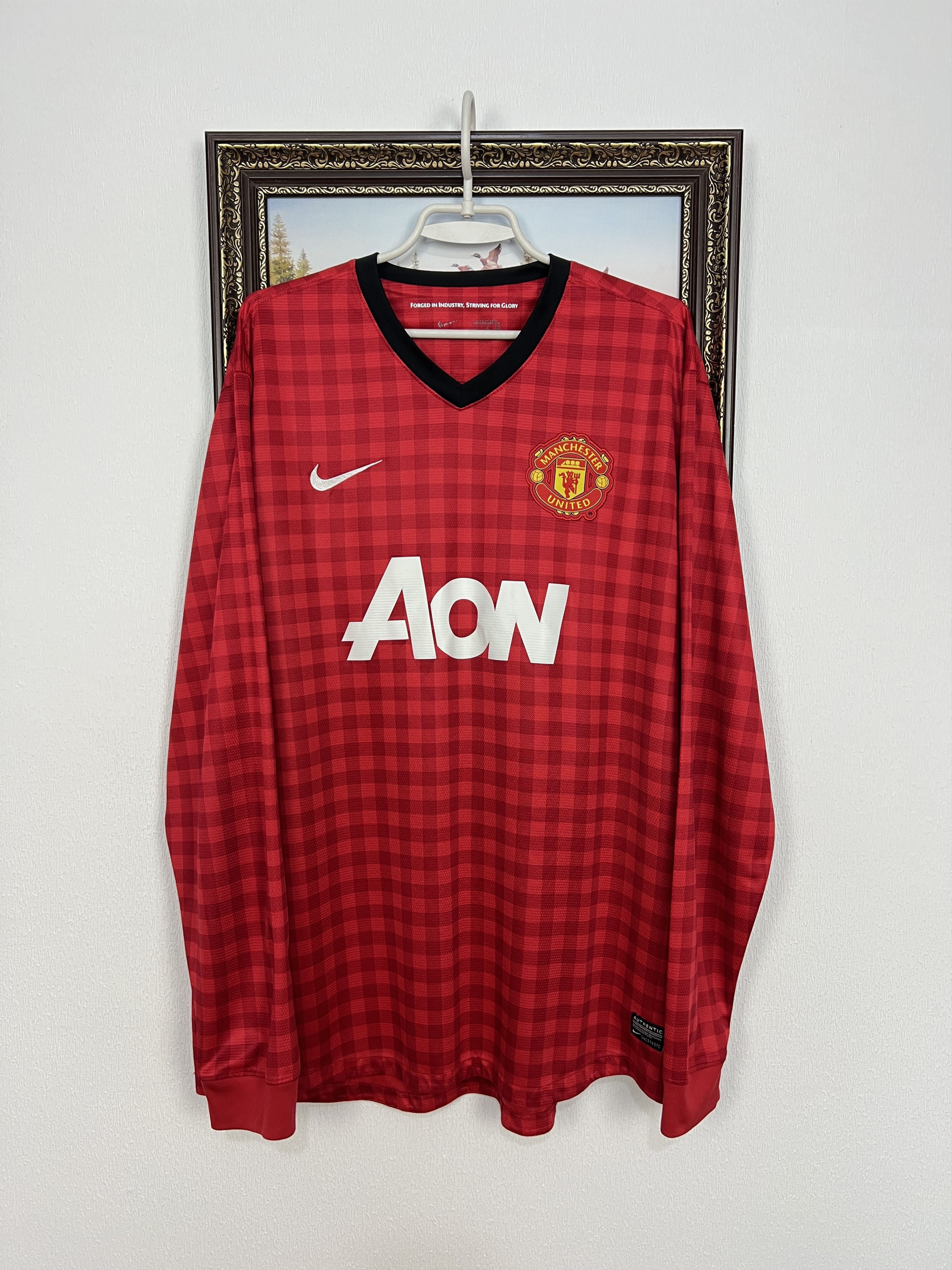 Nike Manchester United Home football shirt 2012 Soccer Nike Size US XXL / EU 58 / 5 - 1 Thumbnail