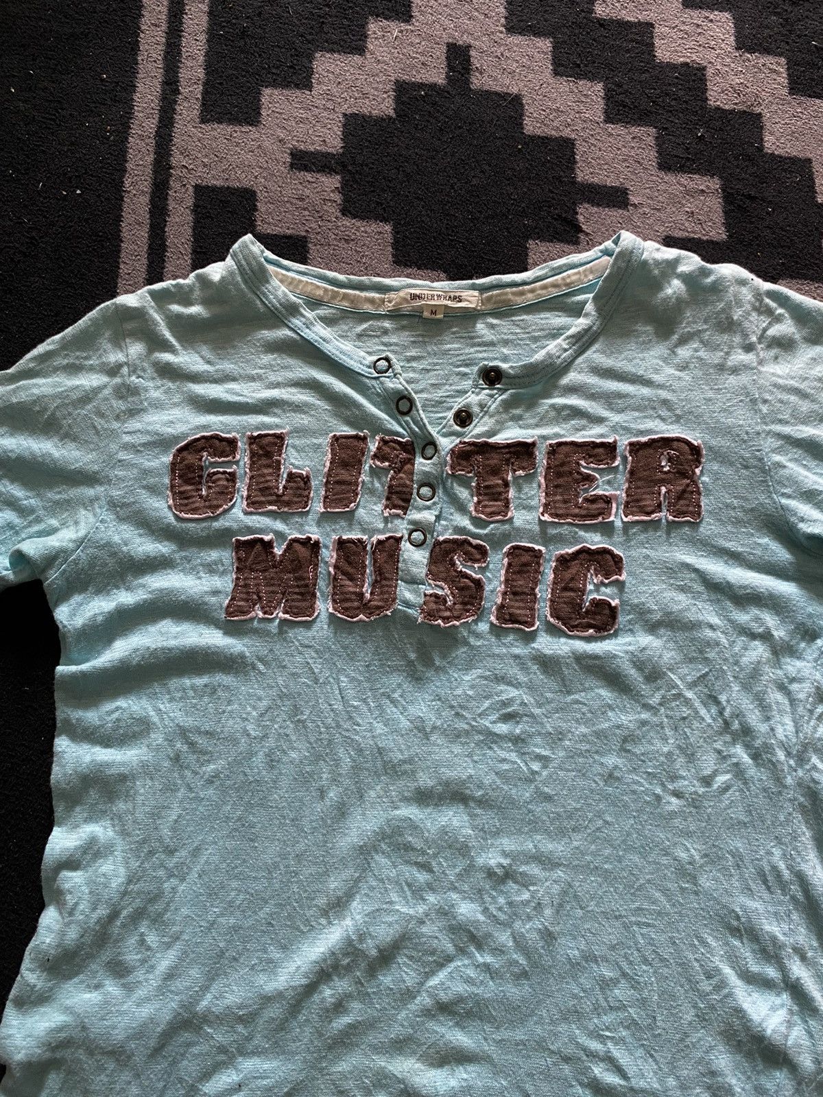 Angel Blue Japanese glitter music tee Size US M / EU 48-50 / 2 - 3 Thumbnail