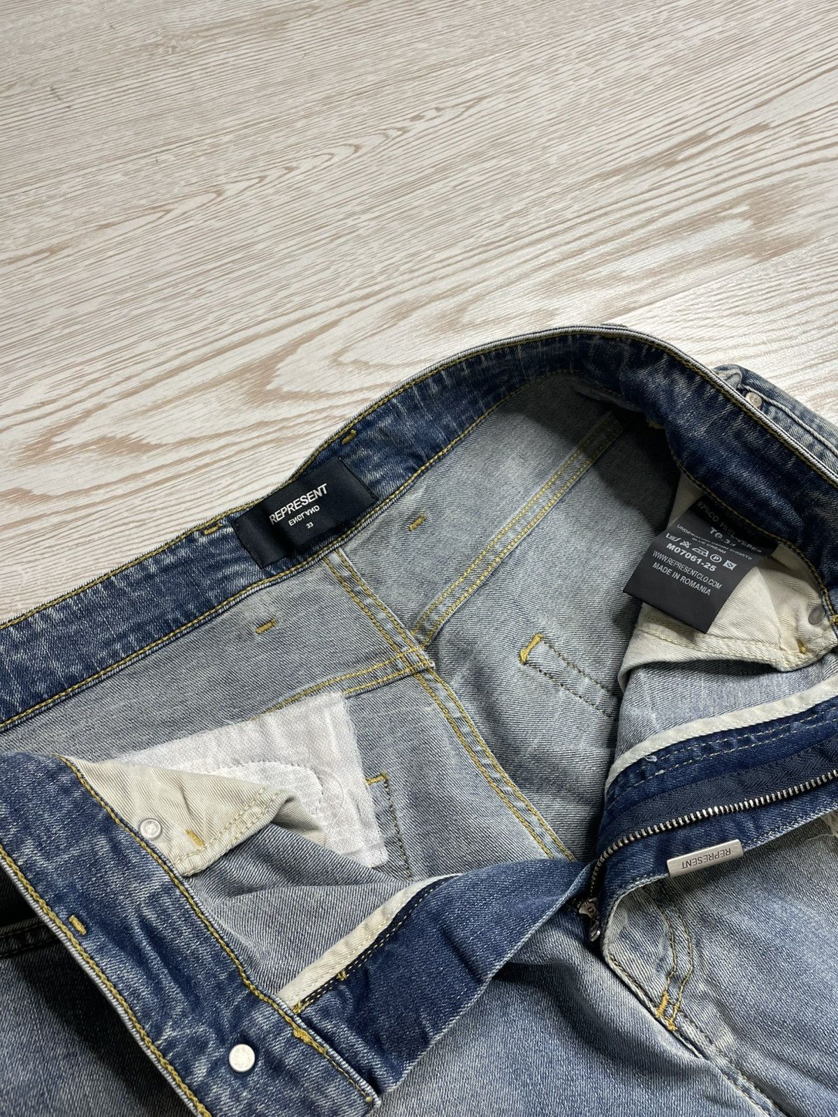 Represent Clo. Represent Underwear Denim Shorts Size US 33 - 9 Thumbnail