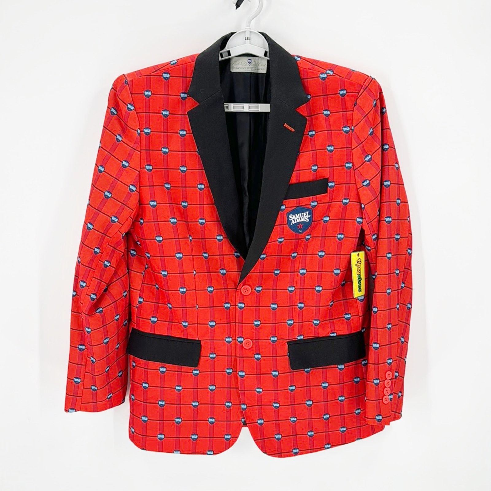 Tipsy Elves Tipsy Elves Samuel Adams Boston Beer blazer size L red black Size US L / EU 52-54 / 3 - 1 Thumbnail