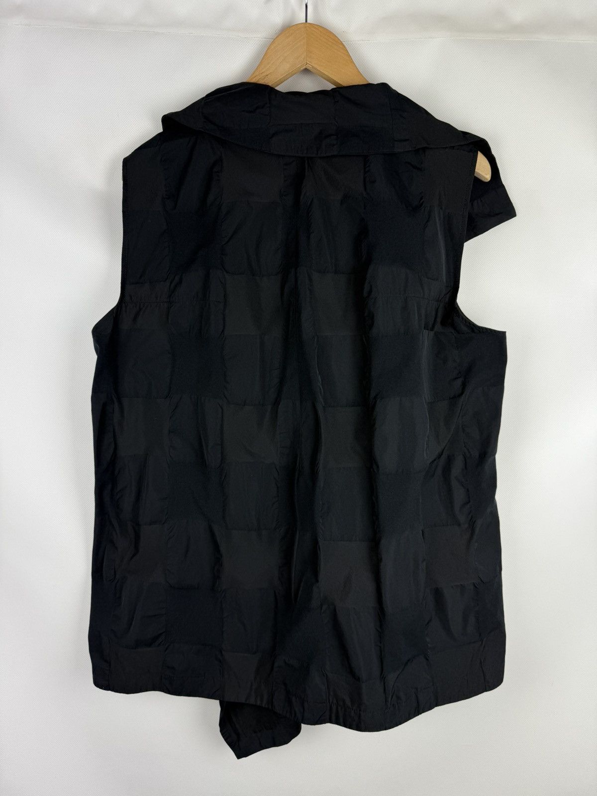 OSKA Oska Ladies Avant-garde Nylon Assymetrical Vest Jacket Gilet Size XL / US 12-14 / IT 48-50 - 10 Thumbnail