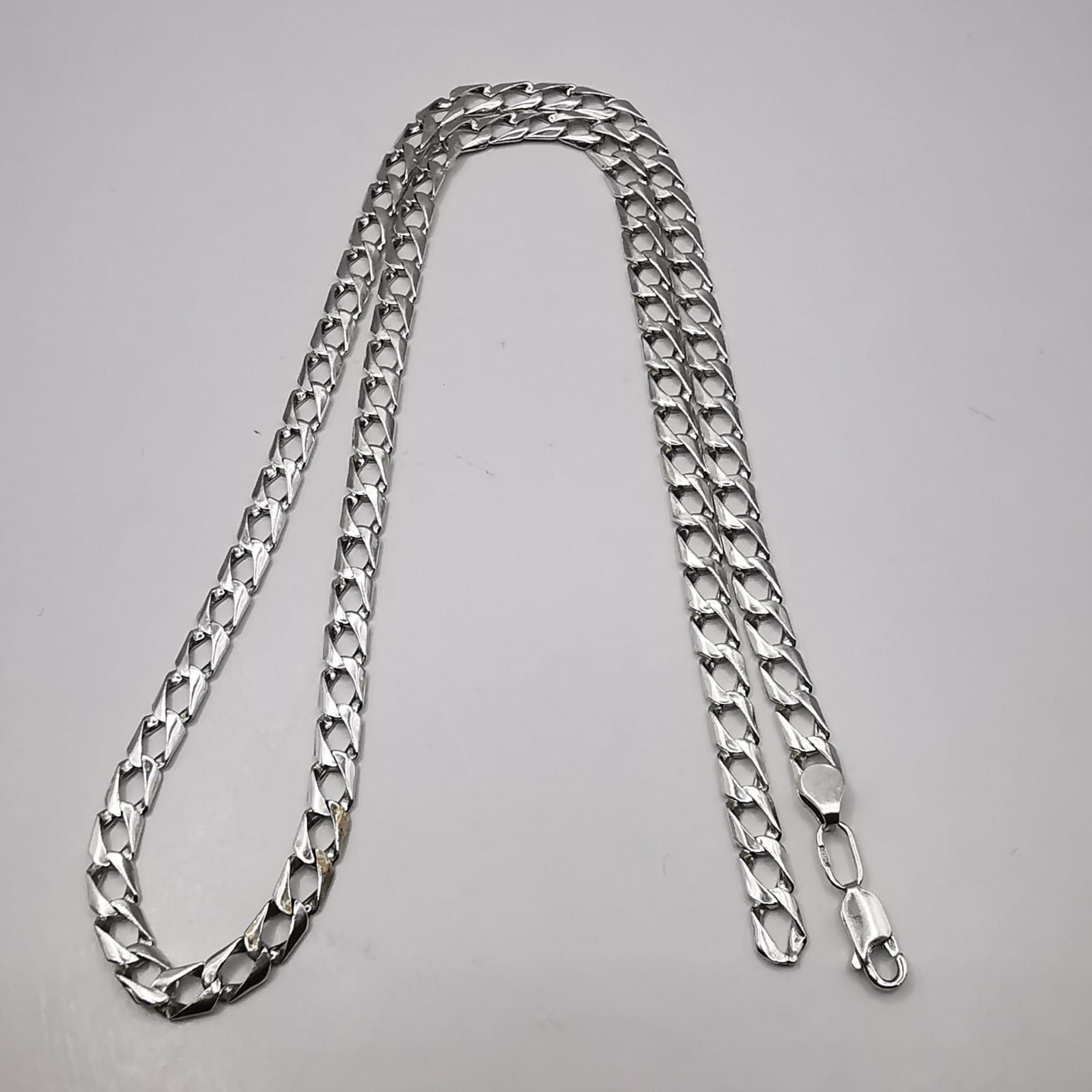 Sterling Silver Vintage Jewelry Chain,925 Sterling Silver,Signed 19,80g Size ONE SIZE - 5 Thumbnail