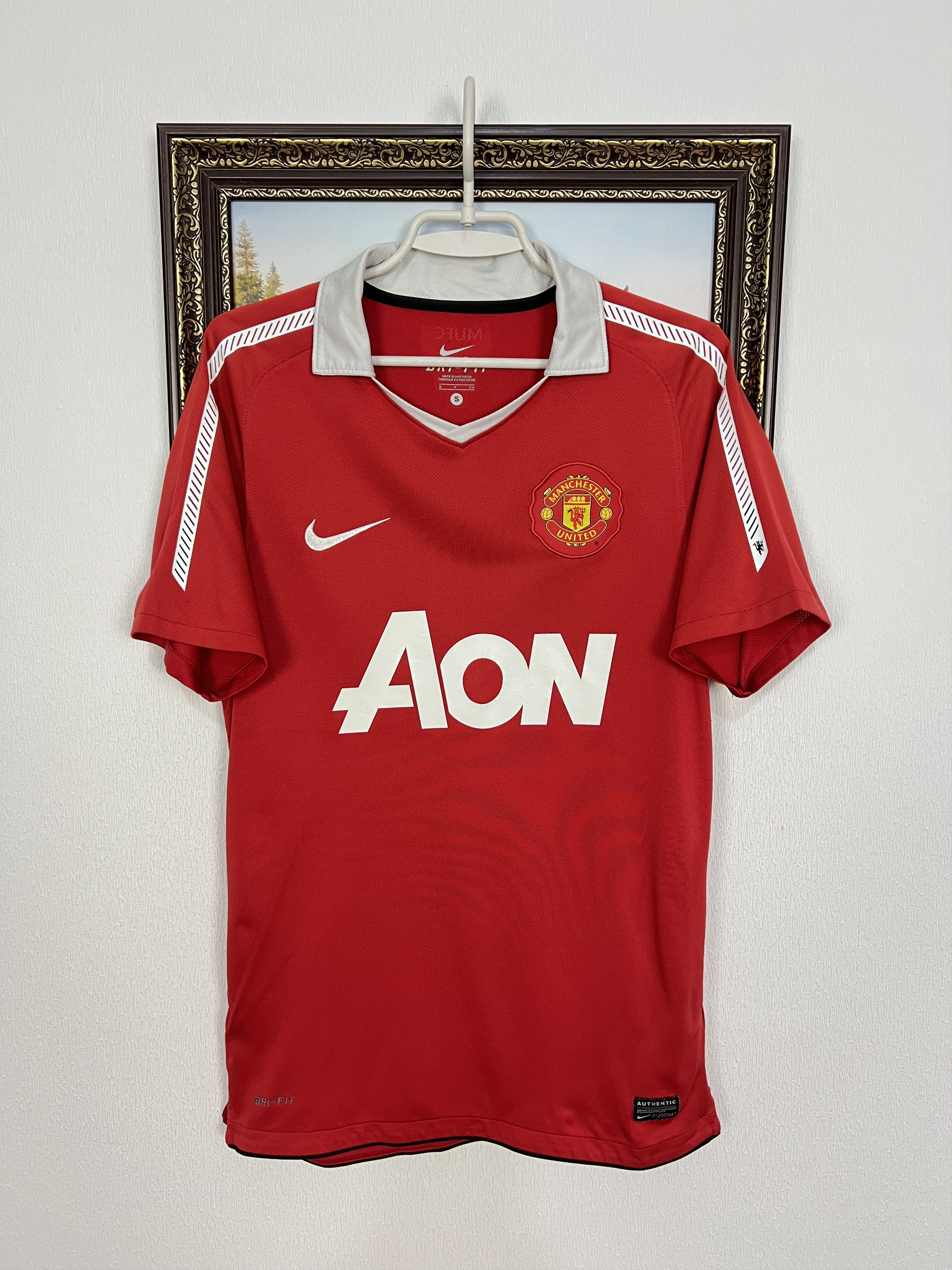 Nike Manchester United Home football shirt Soccer Jersey Trikot Size US S / EU 44-46 / 1 - 1 Thumbnail