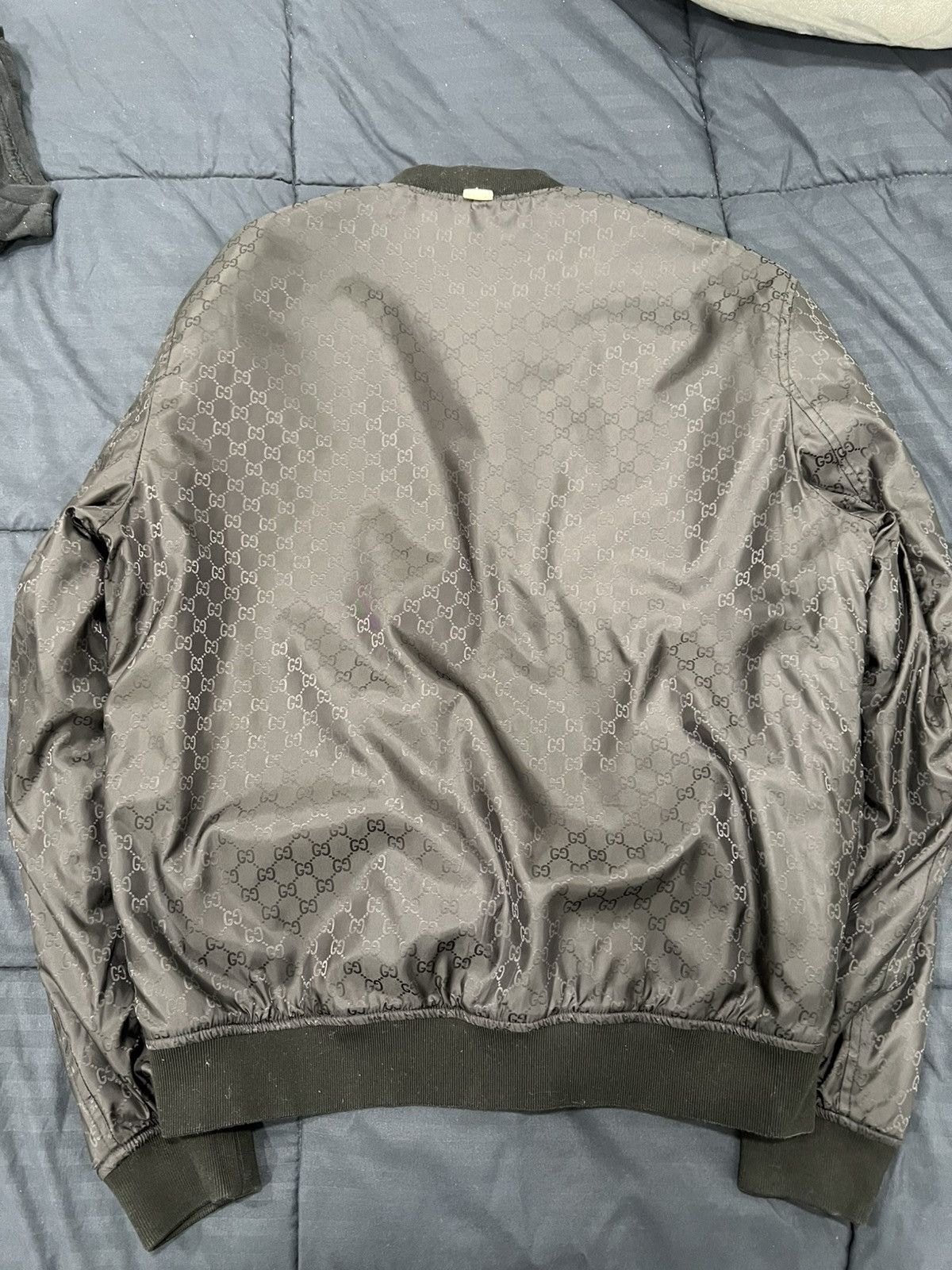 Gucci Gucci black reversible bomber jacket Size US L / EU 52-54 / 3 - 2 Thumbnail