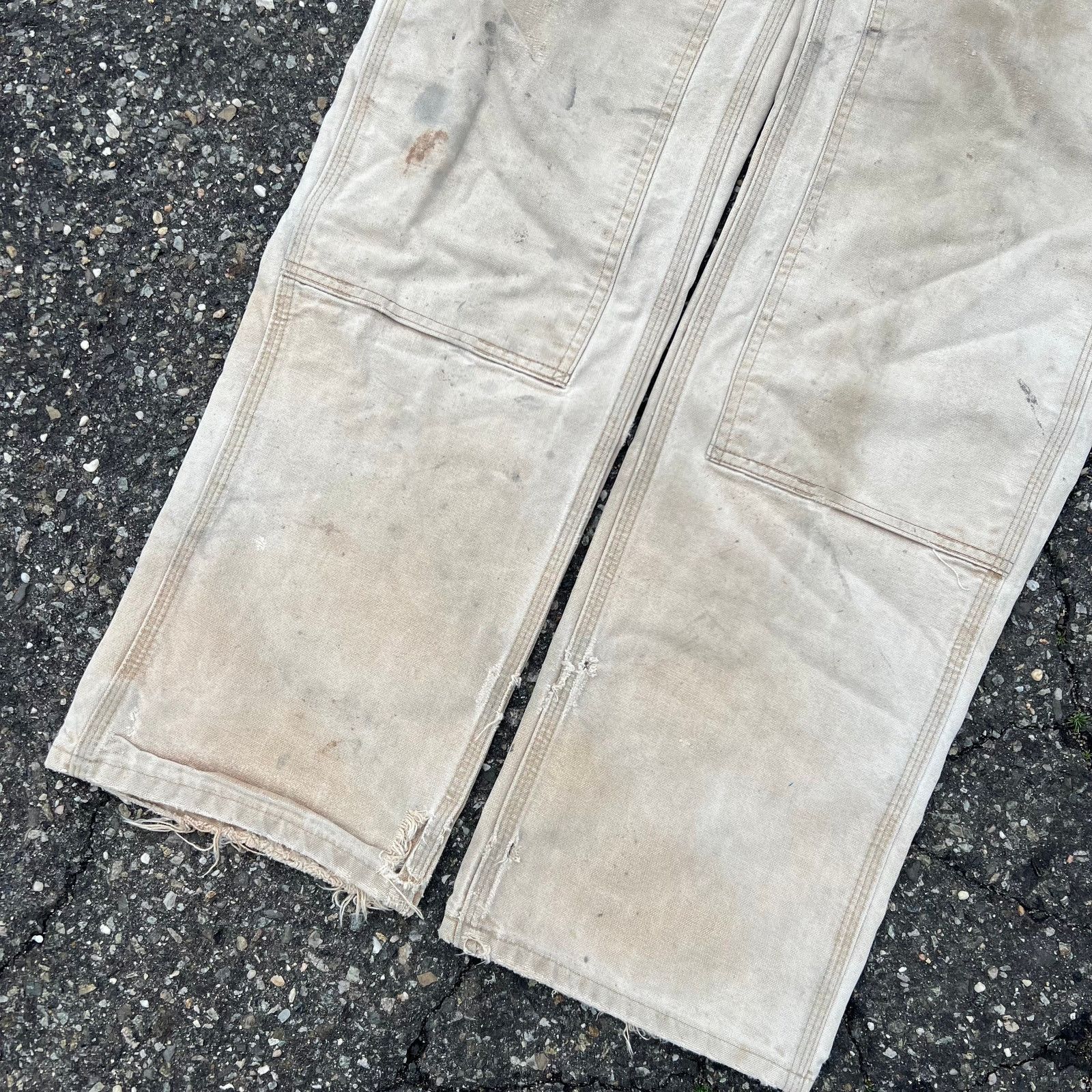 Carhartt × Vintage Vintage carhartt brown double knee work wear carpenter pants Size US 31 - 3 Thumbnail