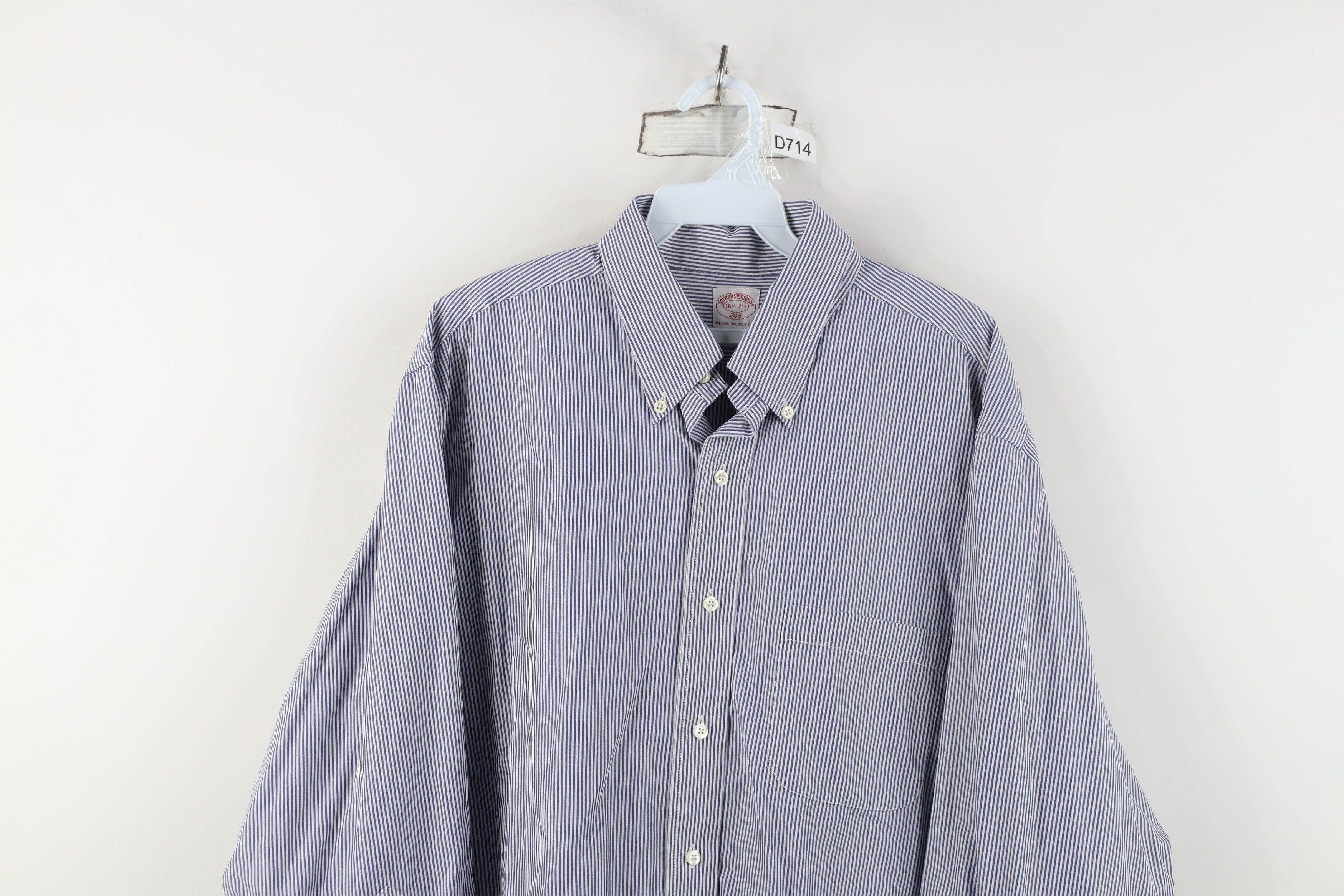 Brooks Brothers Vintage 90s Brooks Brothers Cotton Button Down Shirt Size US M / EU 48-50 / 2 - 2 Thumbnail
