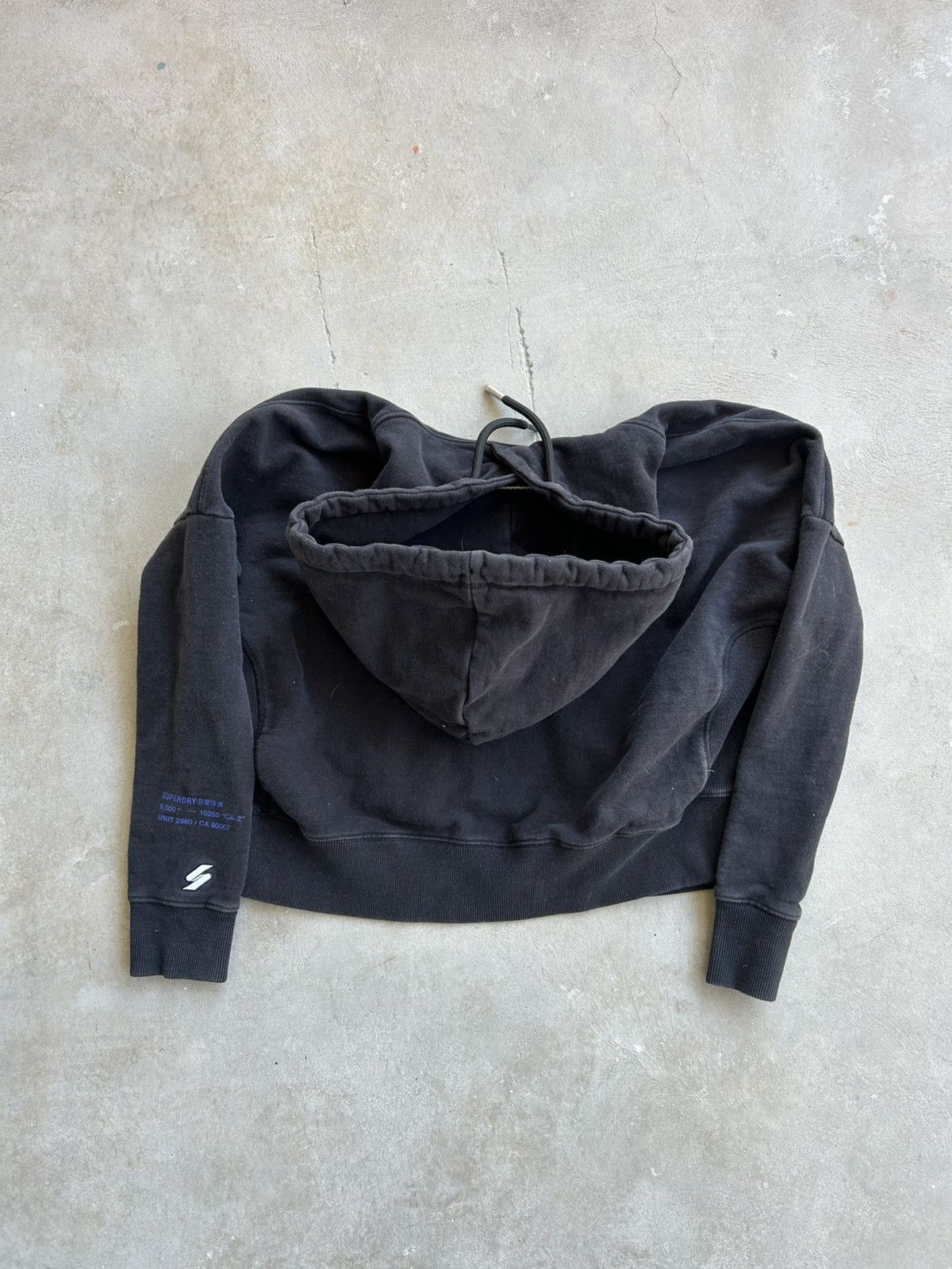 Japanese Brand × Superdry Super-dry Essentials Spell Out Hoodie Size M / US 6-8 / IT 42-44 - 4 Thumbnail