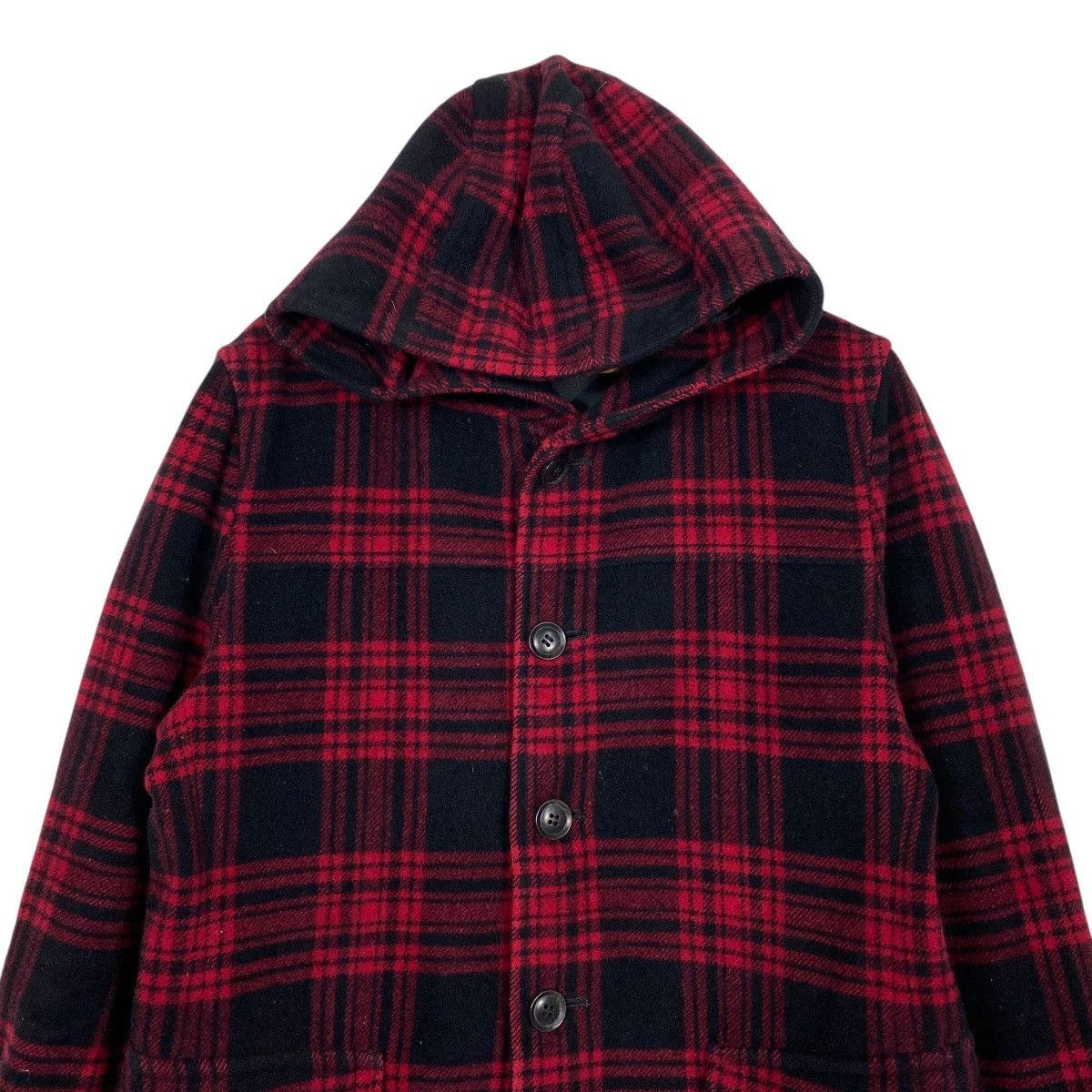 Japanese Brand × PPFM PPFM Checked Long Coat Jacket Size US M / EU 48-50 / 2 - 2 Thumbnail