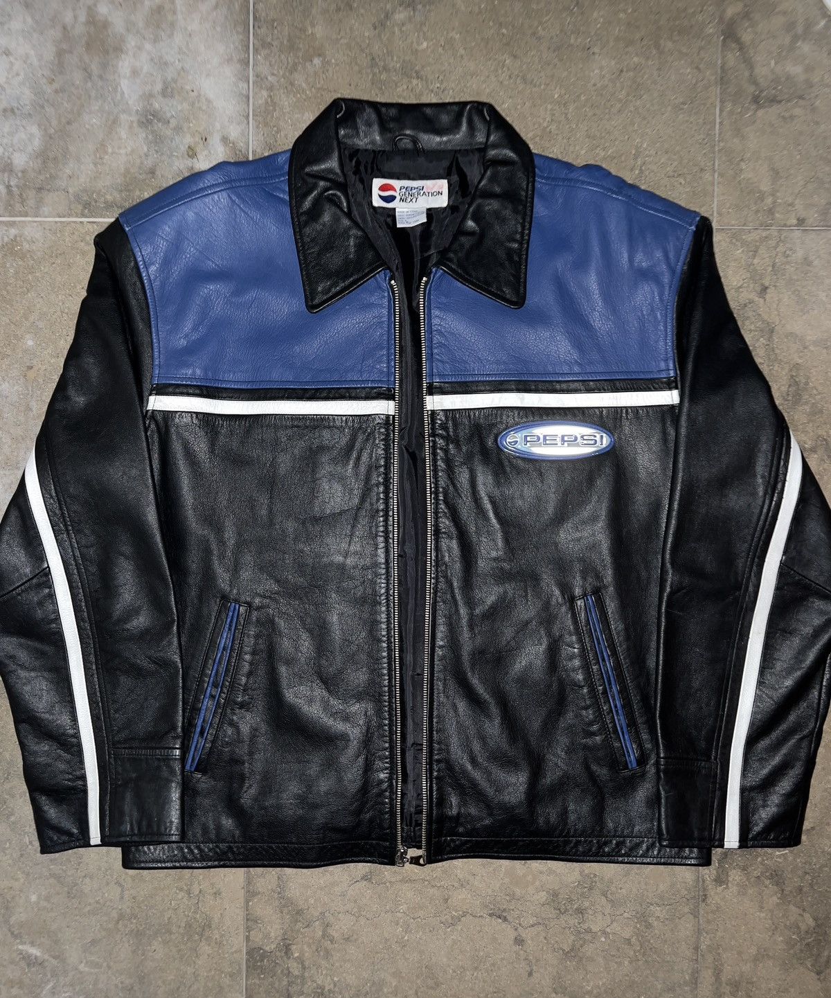 Pepsi Leather Jacket | Grailed