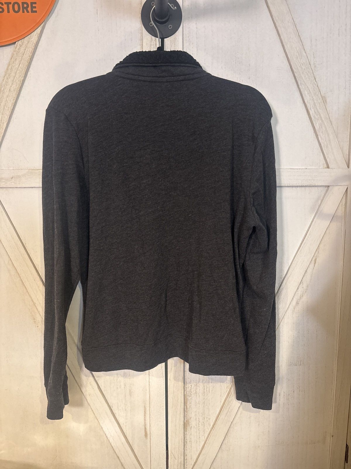 Other VS PINK Quarter Zip Pullover Black Sherpa Glitter Dog Logo Size L / US 10 / IT 46 - 5 Thumbnail