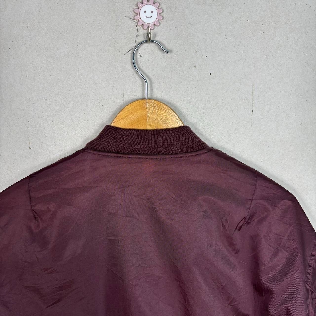 Japanese Brand Vintage Military Us Air Force Flight Jacket Burgundy Bomber Size US M / EU 48-50 / 2 - 7 Thumbnail