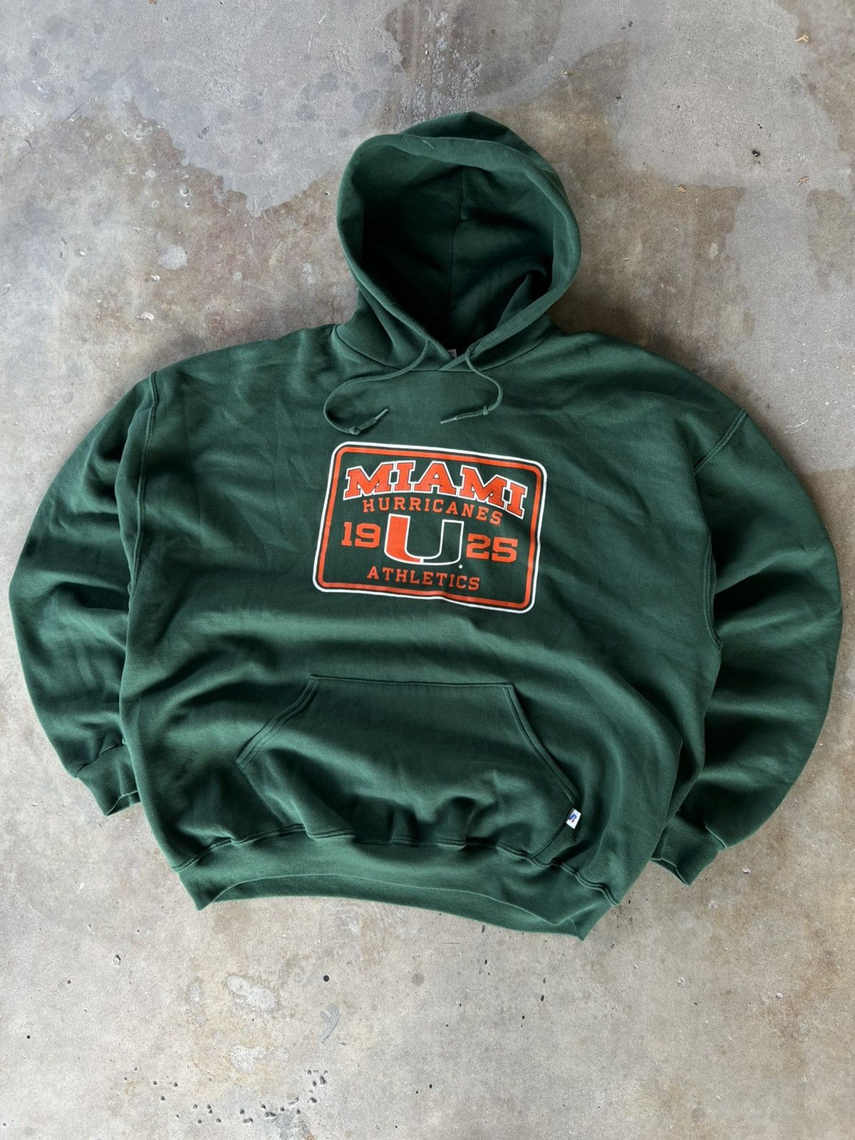 NFL Vintage 90’s University of Miami Hurricanes Sweatshirt Size US XXL / EU 58 / 5 - 1 Thumbnail