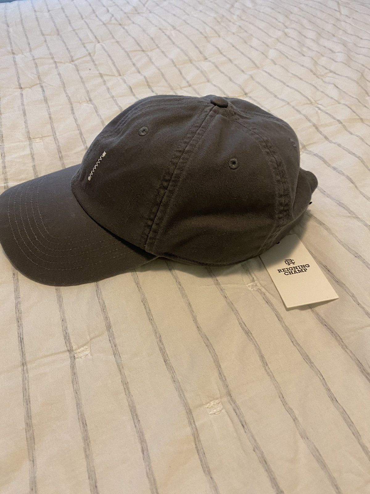 Reigning Champ Reigning Champ Cotton Chino Hat Gray NWT Size ONE SIZE - 3 Thumbnail