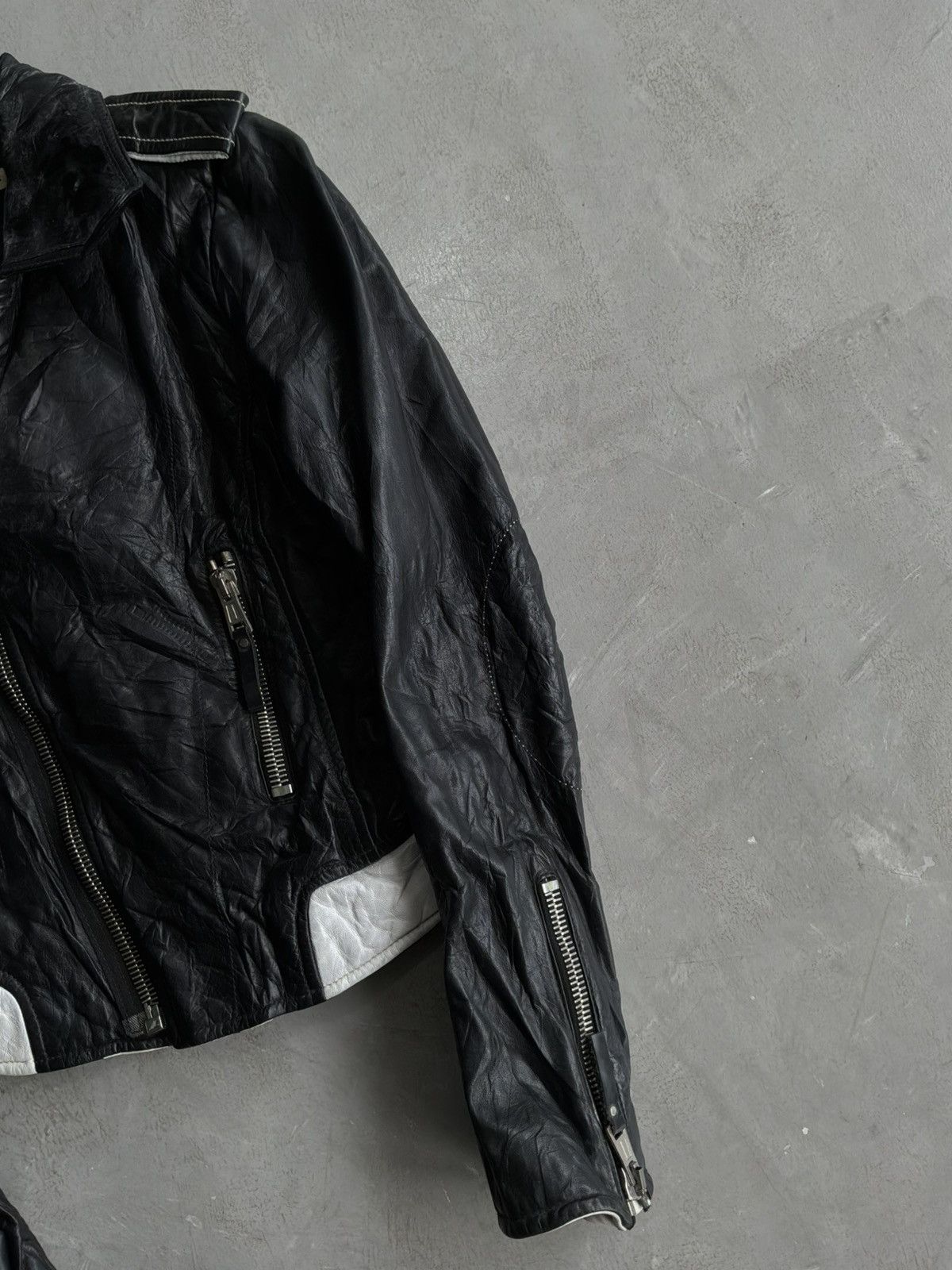 Balenciaga Balenciaga - Joyce Leather Biker Jacket Size XS / US 0-2 / IT 36-38 - 3 Thumbnail