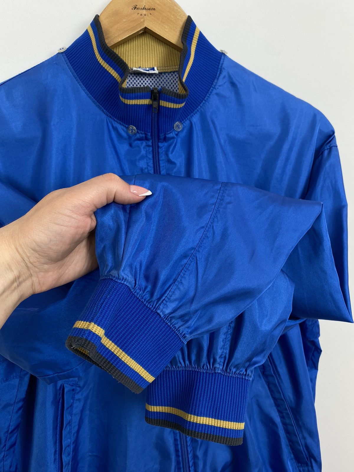 Nike Vintage 90s Nike Sport Long Sleeve Full Zip Track Jacket Top Size US M / EU 48-50 / 2 - 3 Thumbnail
