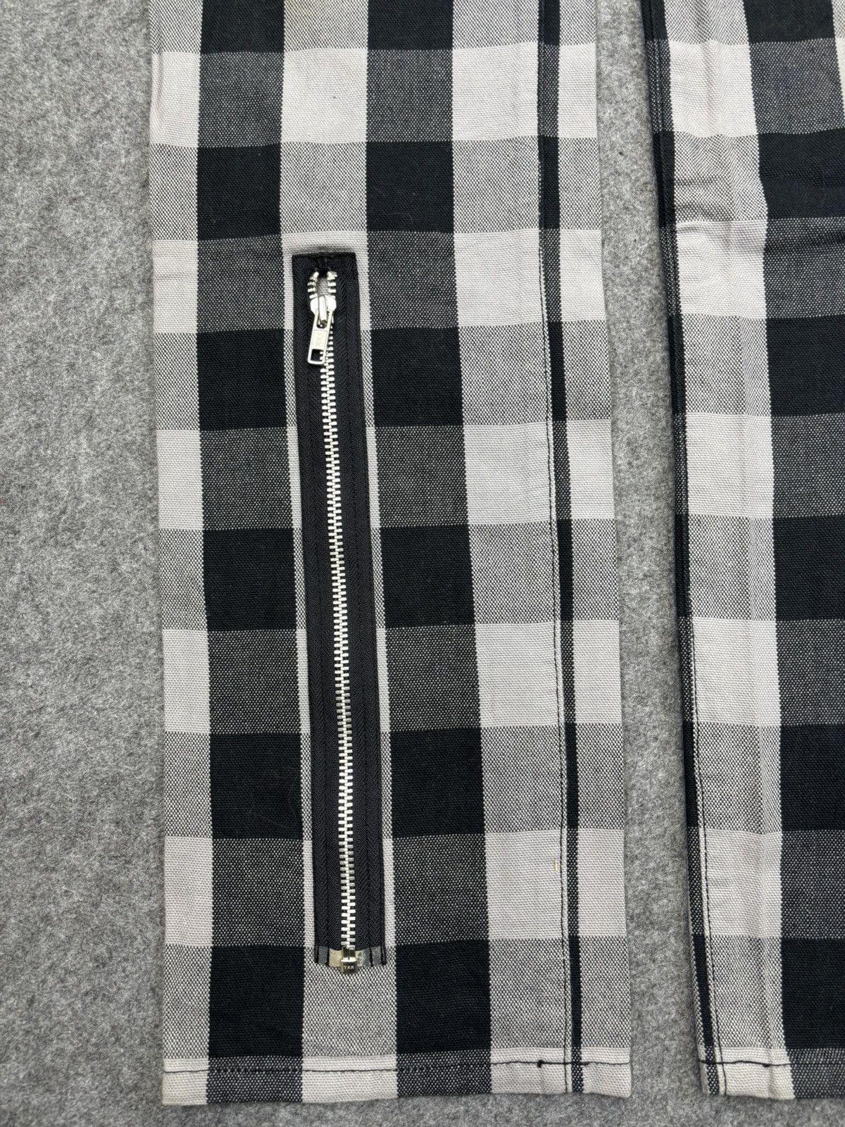 Japanese Brand 💥Seditionaries💥Batsu Chckered Zipper Multipocket Pant F799 Size US 30 / EU 46 - 9 Thumbnail