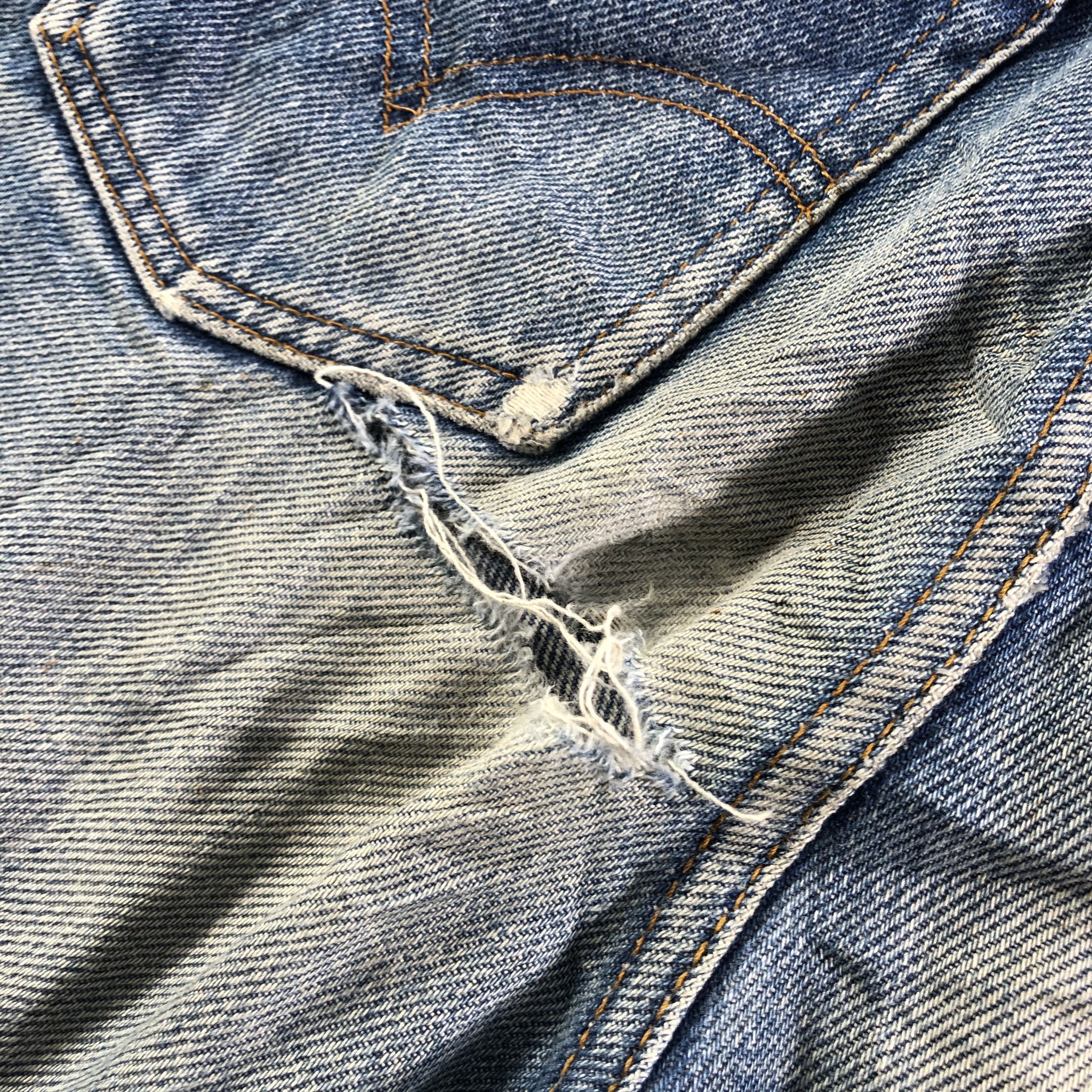 Levi's Vintage Blue Wash Levis 505 Jeans-J3859 Size US 28 / EU 44 - 7 Thumbnail