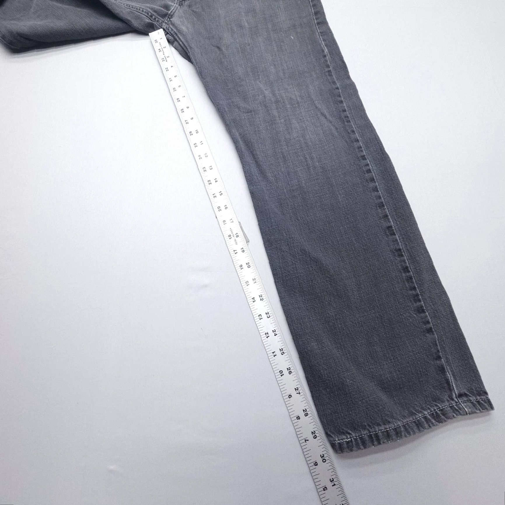 Levi's Vtg Levi's Denizen 236 Jeans Mens 36 x 30 Inseam Gray 2000s Straight 5-Pocket Denim Cotton Regular JeansMens Size US 36 / EU 52 - 5 Thumbnail