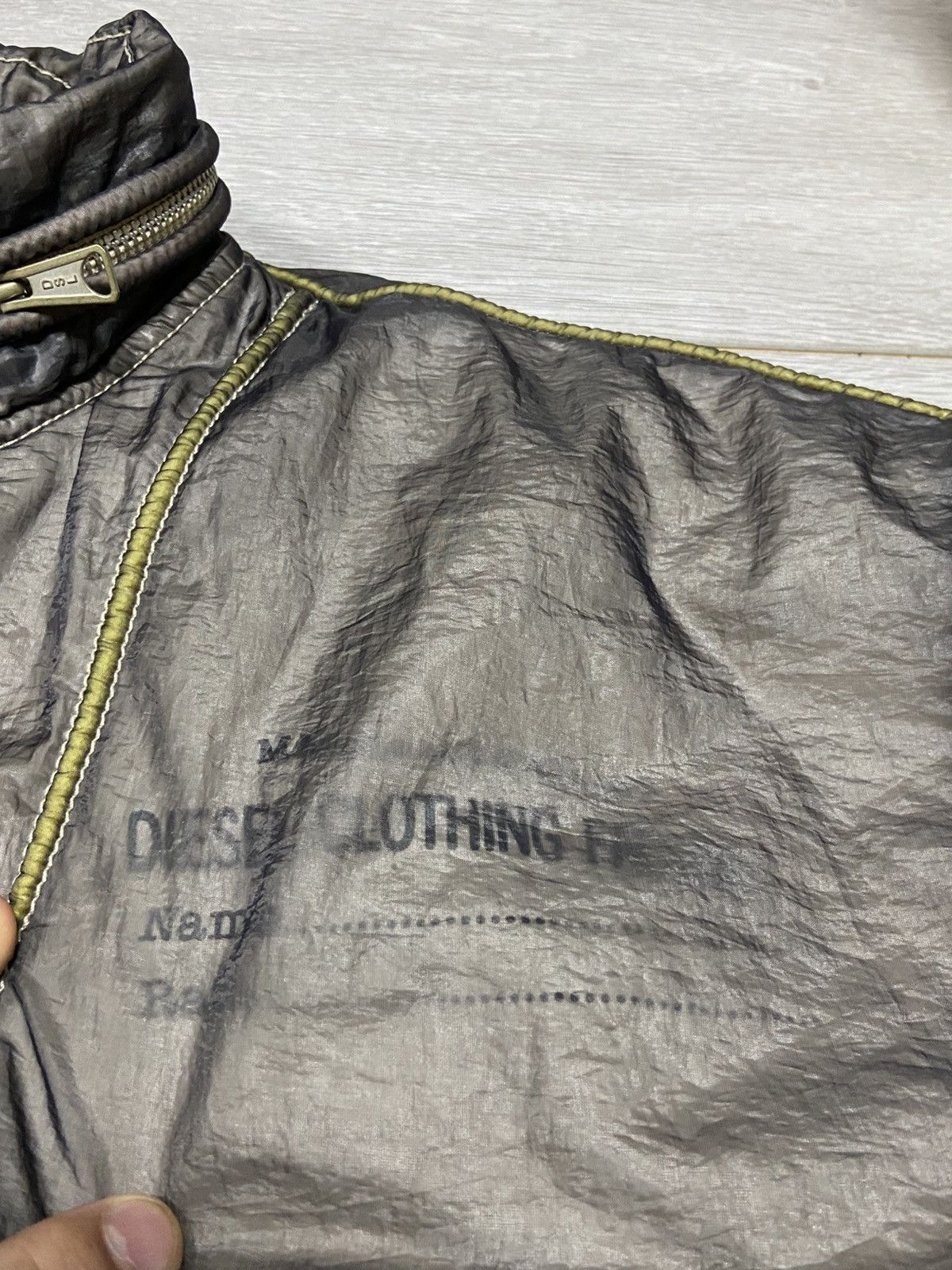 Diesel Diesel vintage Ford style nylon metal bomber MA-1 flyers Size US L / EU 52-54 / 3 - 8 Thumbnail
