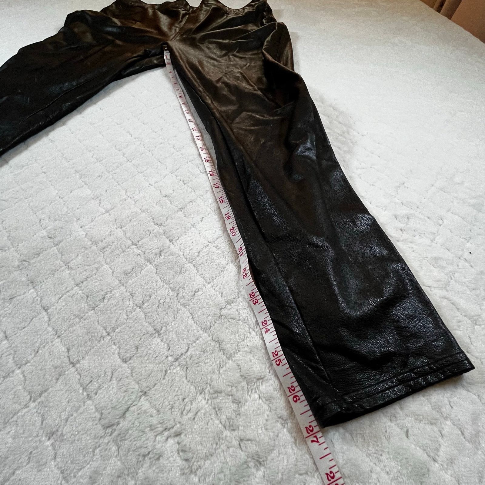 Spanx Spanx Faux Leather straight leg pants Size XL Size 34" / US 12 / IT 48 - 7 Thumbnail