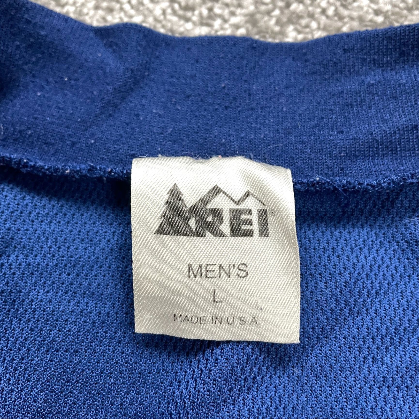 Vintage REI Active Jacket Mens Large Blue 1/4 zip Lightweight Mock Neck Long Sleeve Size US L / EU 52-54 / 3 - 5 Thumbnail