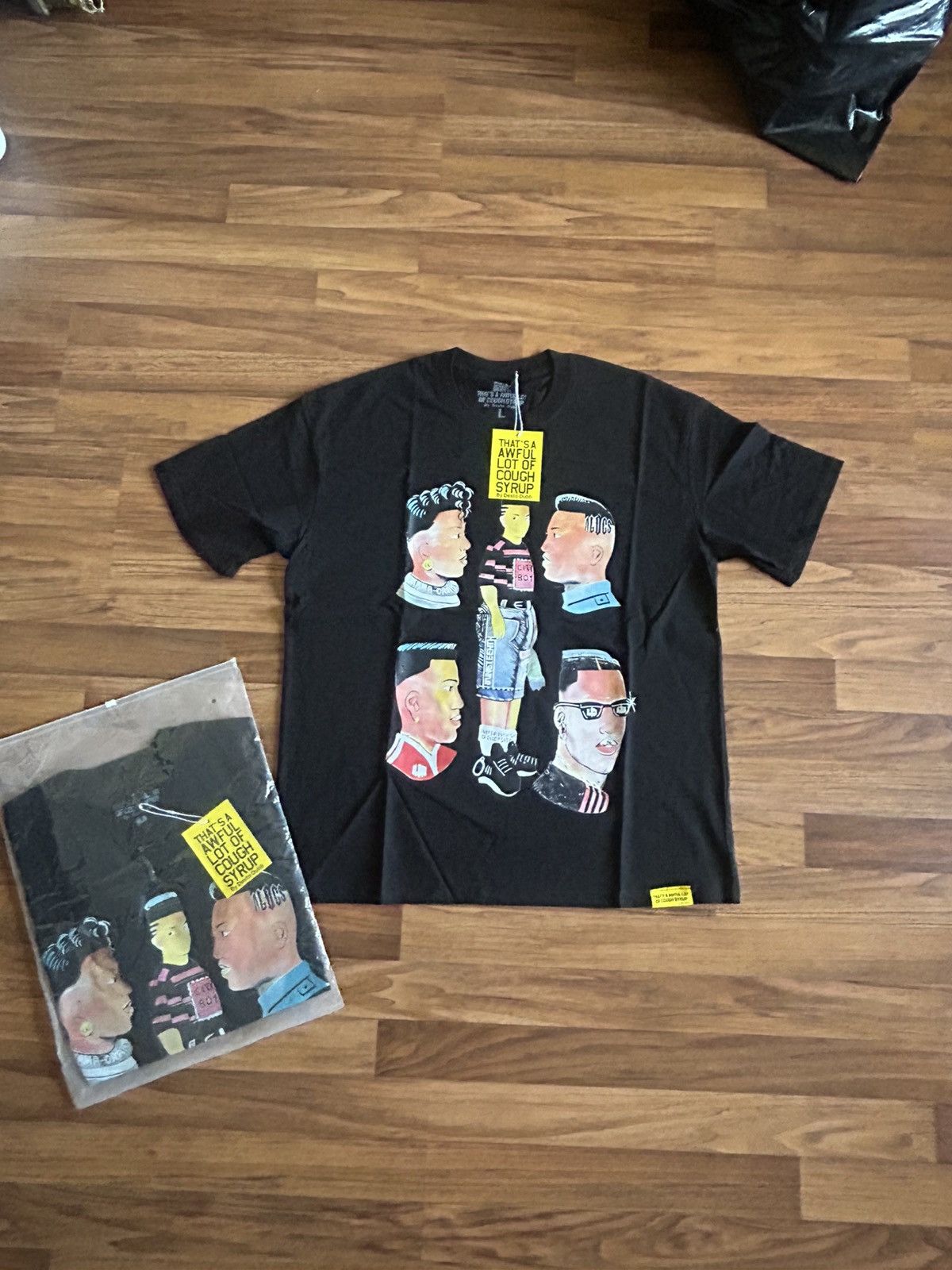 Awful Lot of Cough Syrup Awful Lot Of Cough Syrup Black Tshirt Size US L / EU 52-54 / 3 - 2 Thumbnail