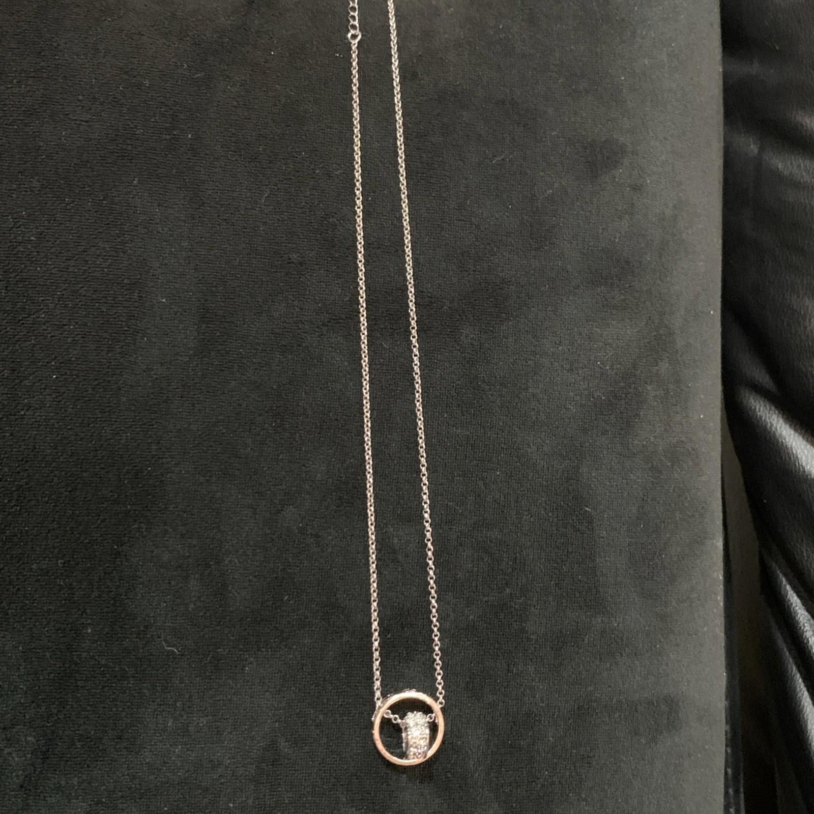 The Unbranded Brand Gorgeous 18k White Gold RGP Necklace And Pendants, Heart Size ONE SIZE - 6 Thumbnail