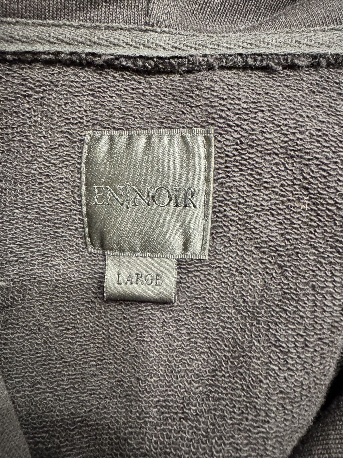 En Noir EN NOIR HOODY w TWEED PANELS Size US L / EU 52-54 / 3 - 4 Thumbnail