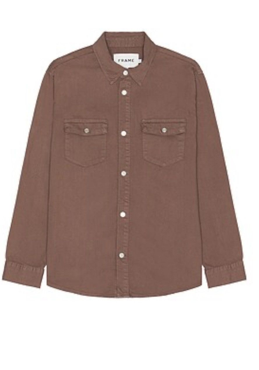 Frame Frame brown denim shirt Size US L / EU 52-54 / 3 - 1 Thumbnail