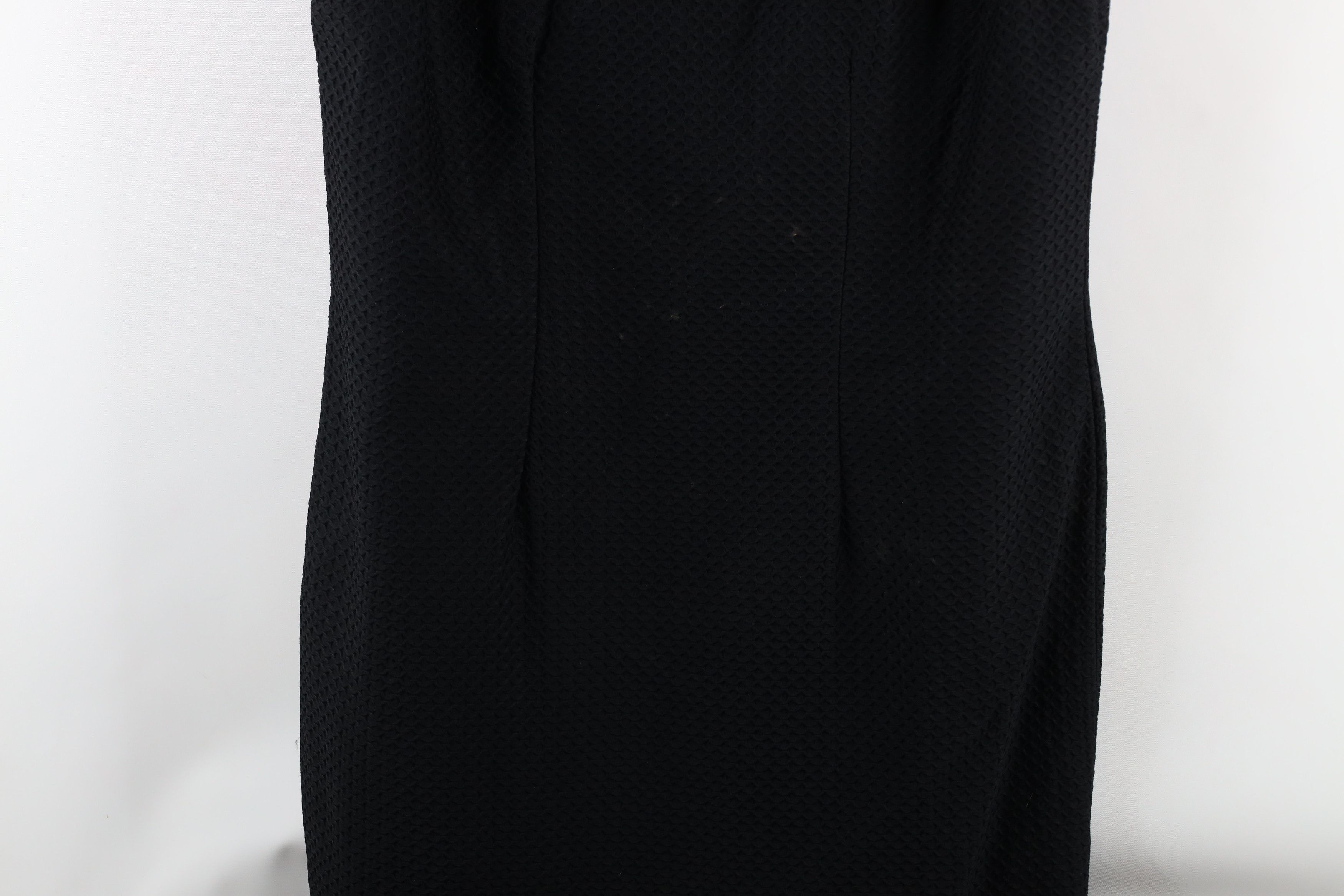 Vintage Vintage 50s Mod Textured Sleeveless Sheath Dress LBD USA Size XL / US 12-14 / IT 48-50 - 3 Thumbnail