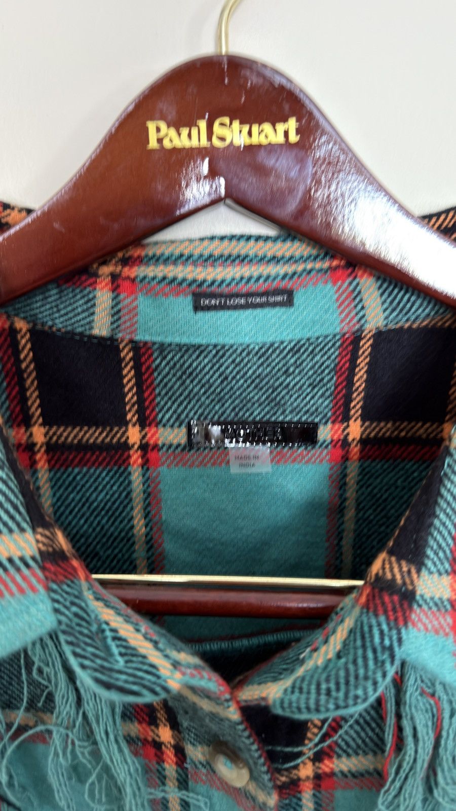 MOTHER Fringe Benefits Western Plaid Size US XL / EU 56 / 4 - 10 Thumbnail