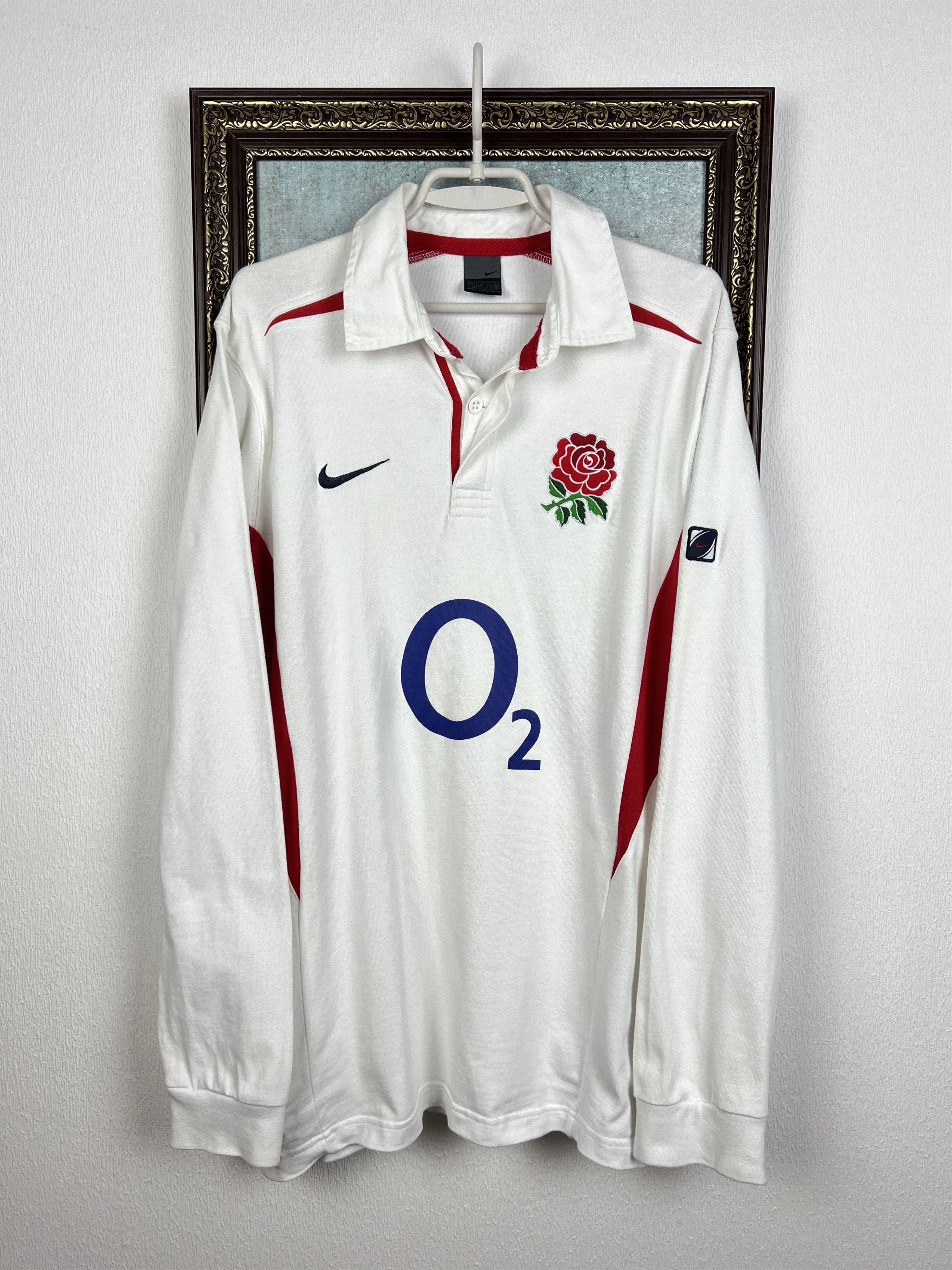 Nike Vintage Nike England Rugby Union Long Sleeve Jersey Shirt Size US L / EU 52-54 / 3 - 1 Thumbnail