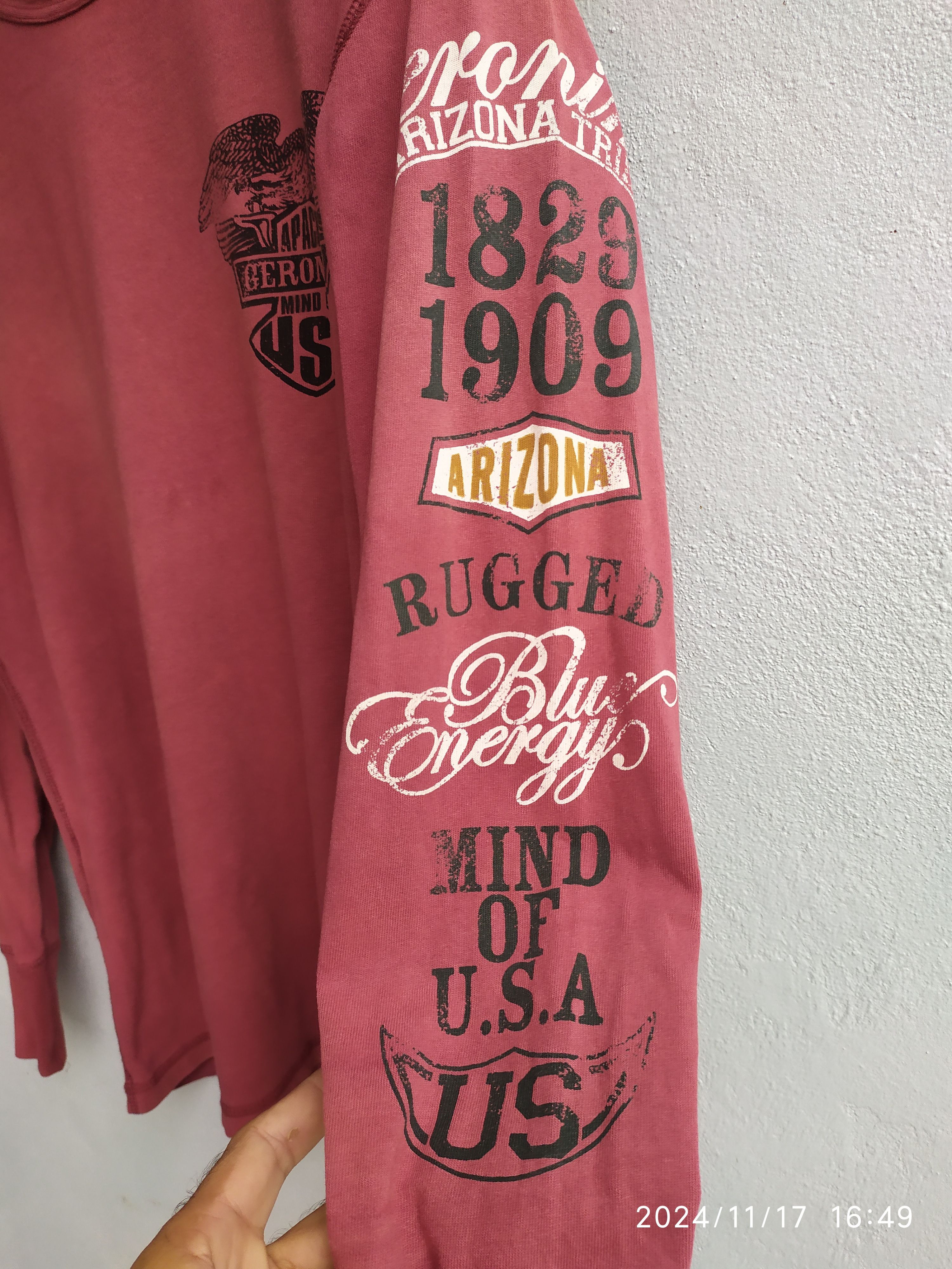 Beauty Beast × If Six Was Nine × Japanese Brand Vintage Geronimo Apache Long Sleeve Shirt Size US S / EU 44-46 / 1 - 3 Thumbnail