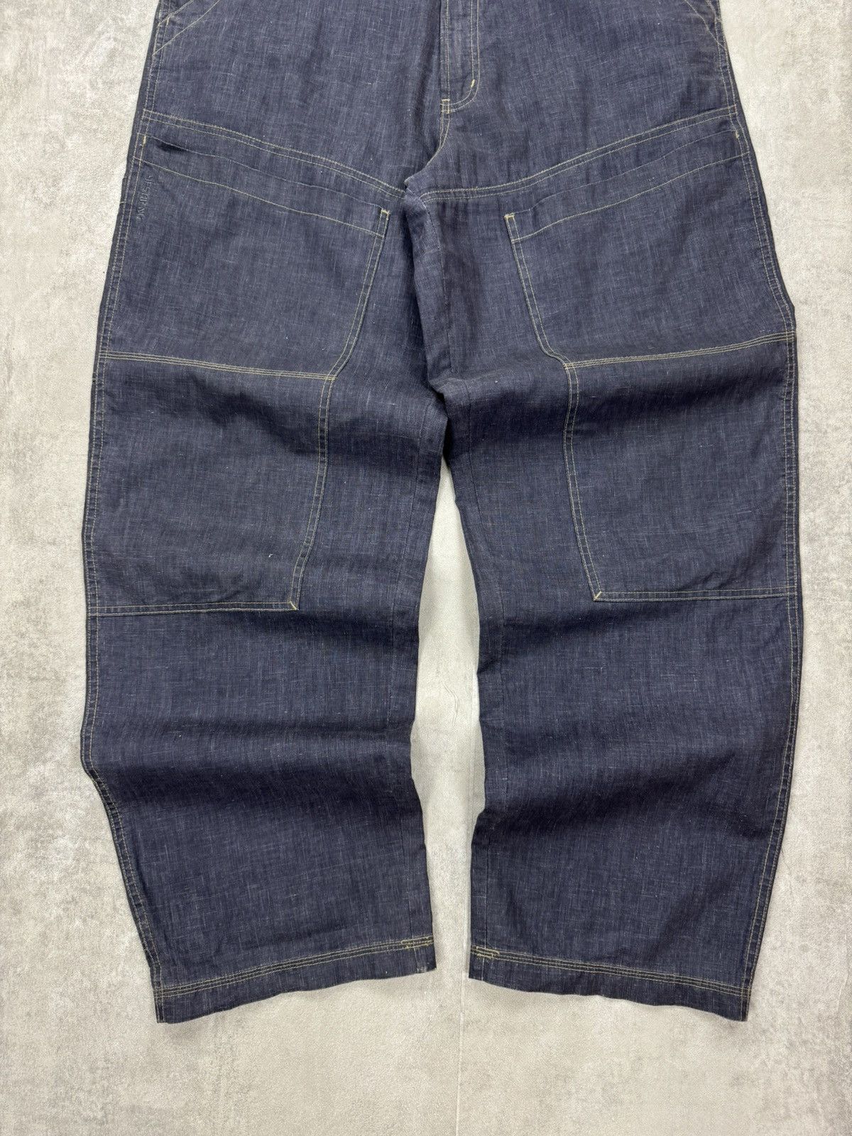 Other Yes Or Not Linen/Cotton Baggy Skater Pants Front Pockets Size US 34 / EU 50 - 3 Thumbnail