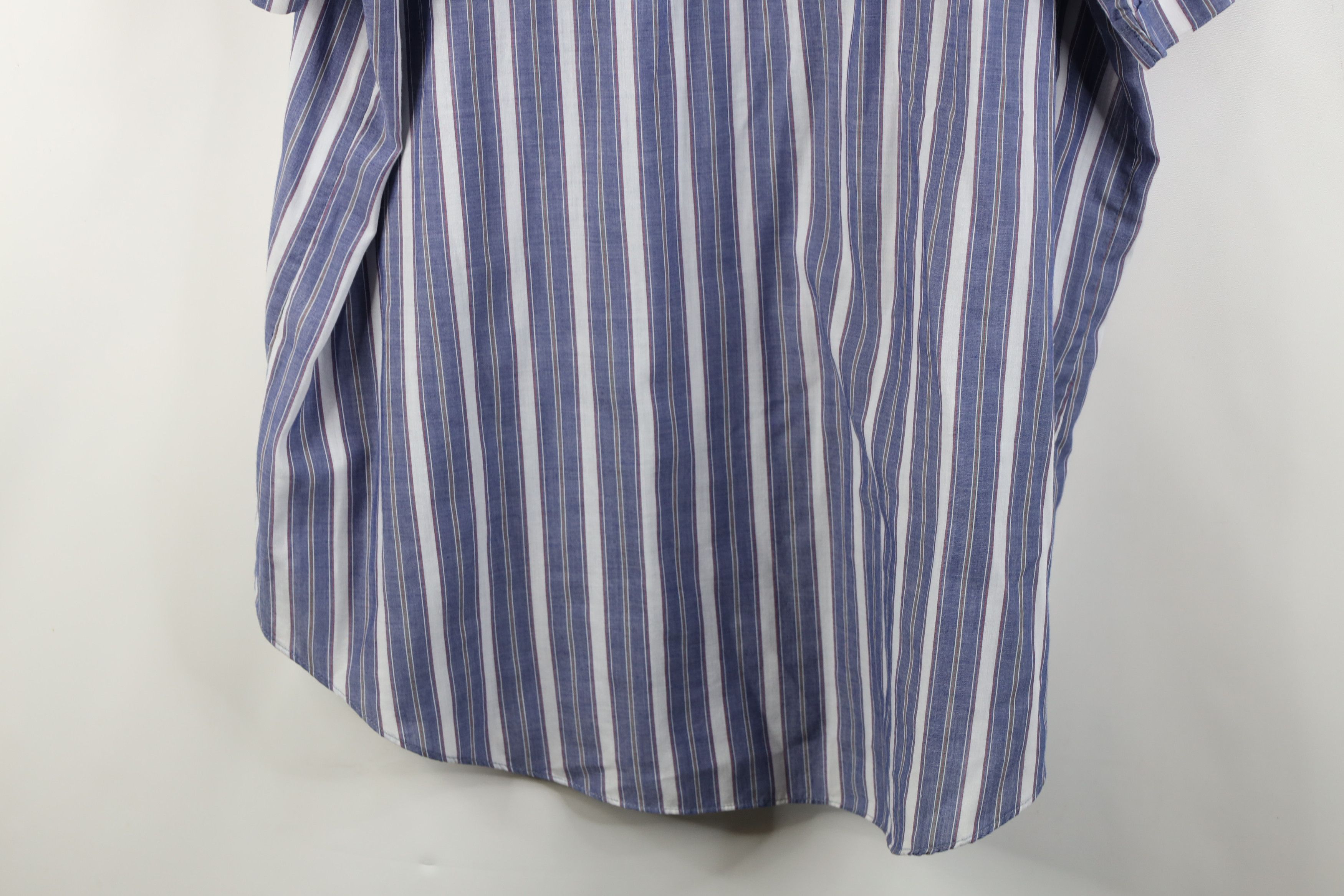Vintage Vintage 90s Streetwear Rodeo Cowboy Striped Button Shirt Size US XXL / EU 58 / 5 - 15 Thumbnail