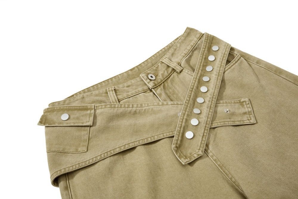 Vintage Men's Retro Distressed Washed Casual Hippie Trendy Trousers Size US 32 / EU 48 - 3 Thumbnail