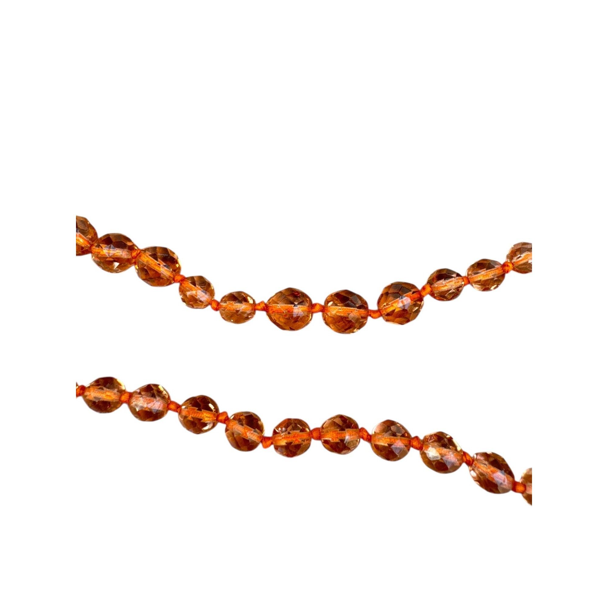 Maison Margiela FW 2000 Orange Pearl Necklace Size ONE SIZE - 7 Thumbnail