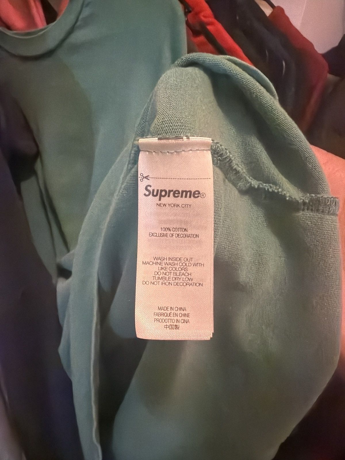 Supreme Supreme Long Sleeve Tee Size US L / EU 52-54 / 3 - 5 Thumbnail