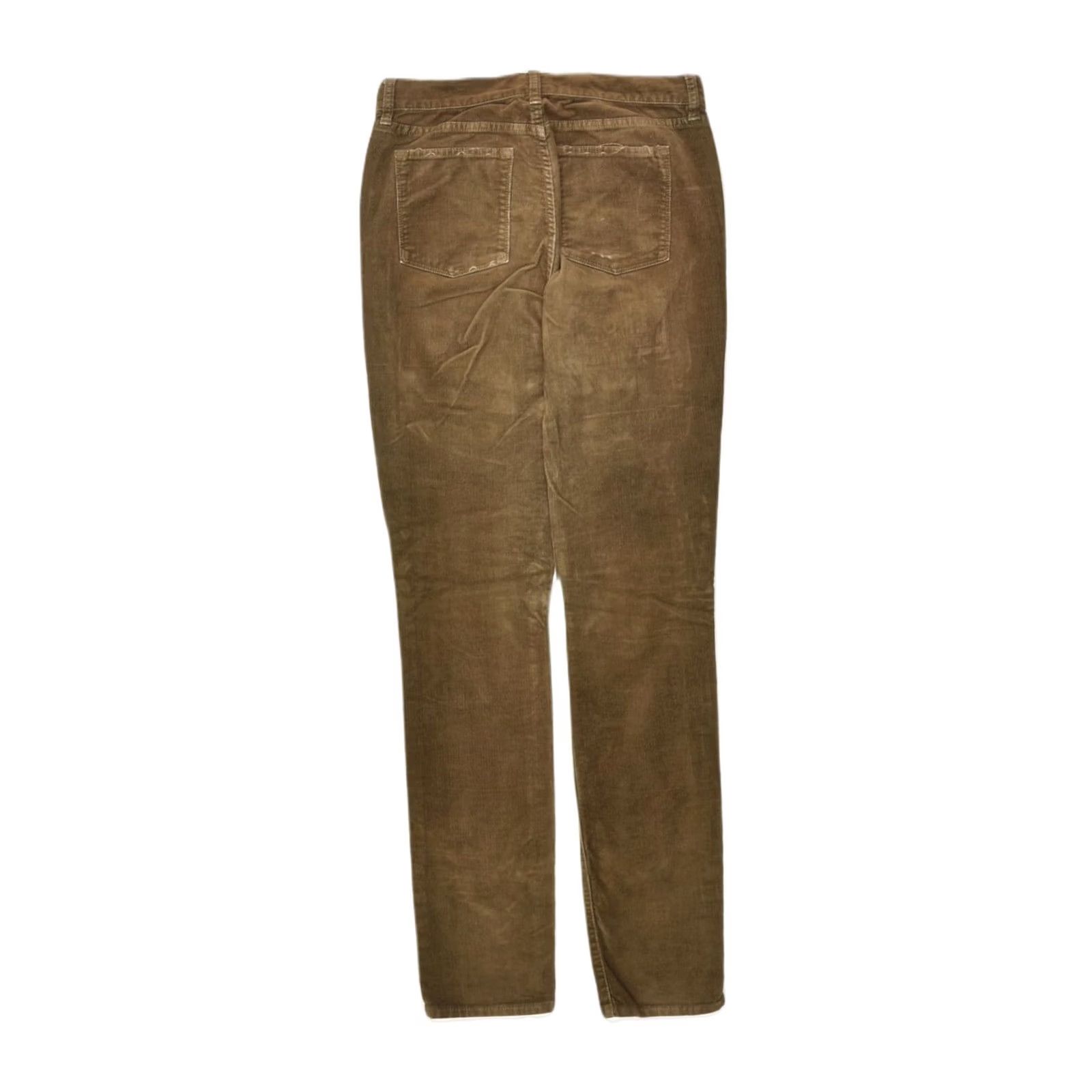 J.Crew J. CREW Womens Slim Corduroy Trousers Khaki Cotton W27 L31 Size 27" / US 4 / IT 40 - 2 Thumbnail