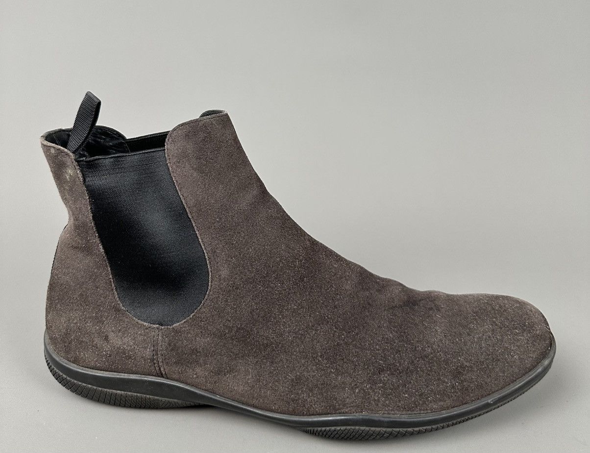 Prada Prada - Prada Sport - Suede Slip On Ankle Chelsea Boots Size US 8 / EU 41 - 4 Thumbnail
