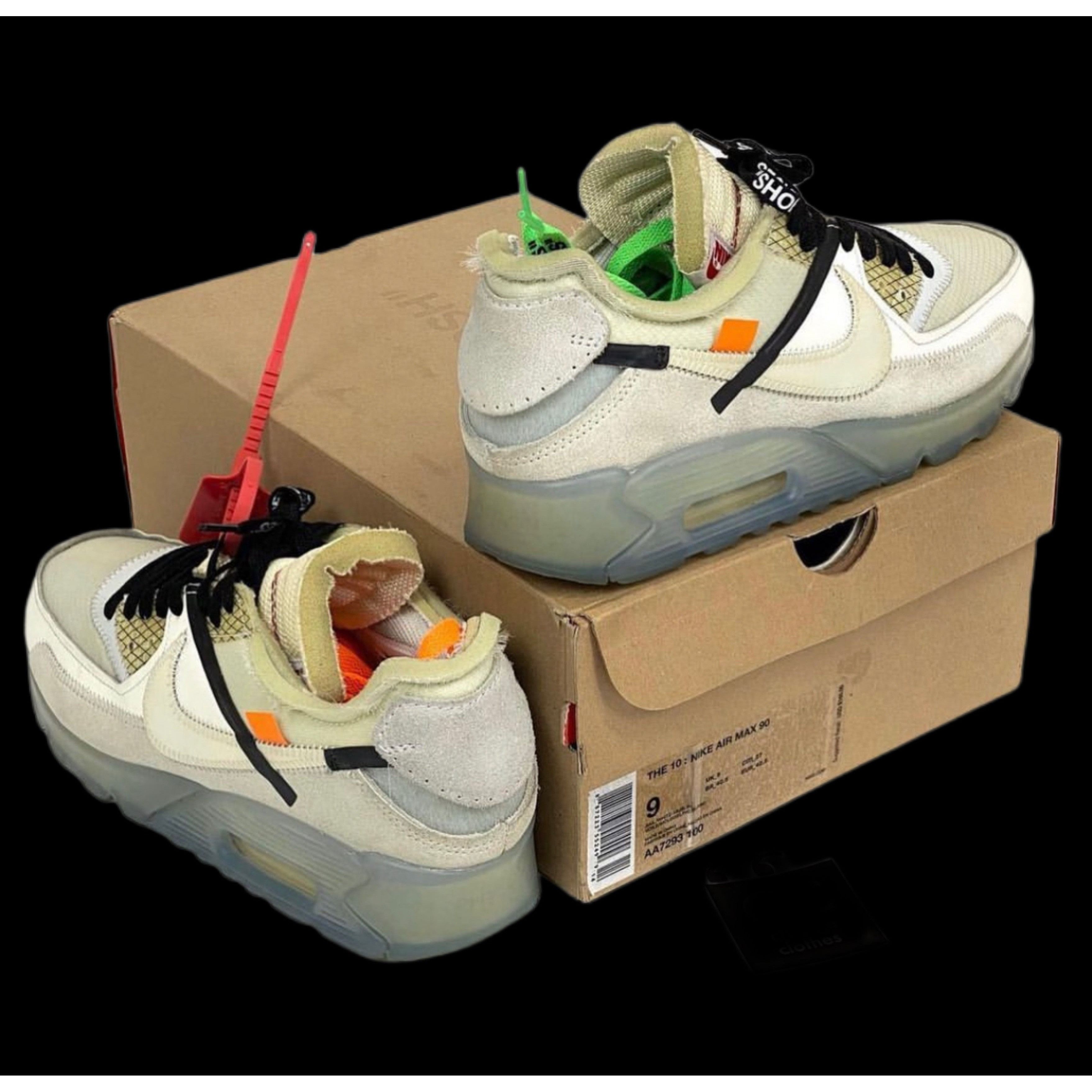 Nike × Off-White 2017 off-white nike air max 90 white og rare virgil abloh Size US 9 / EU 42 - 15 Thumbnail