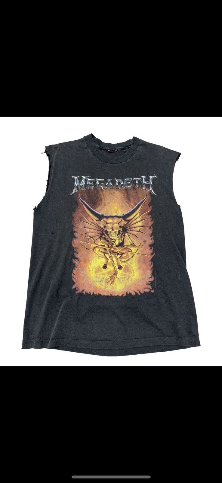 Band Tees Vintage Mega Deth band Tee Size US L / EU 52-54 / 3 - 1 Thumbnail