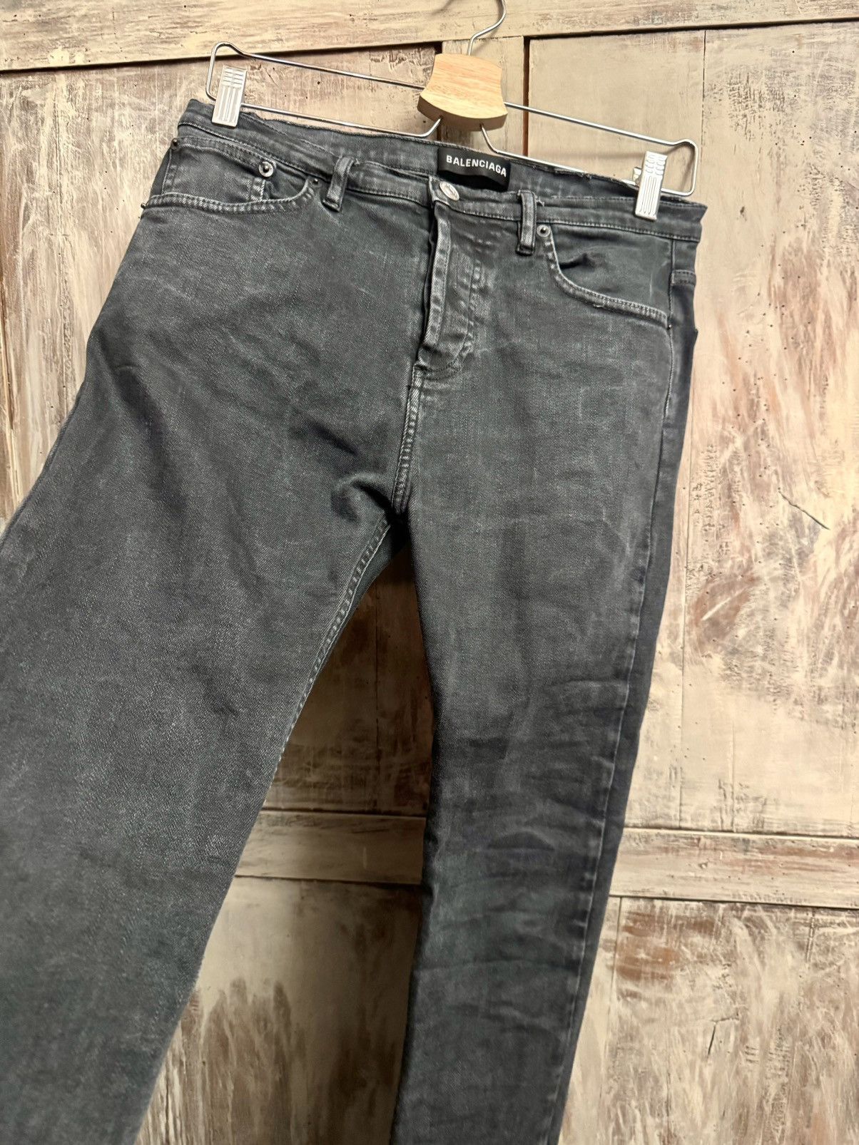 Balenciaga Demna Balenciaga fadded grey skinny denim pants 28 men Size US 28 / EU 44 - 7 Thumbnail